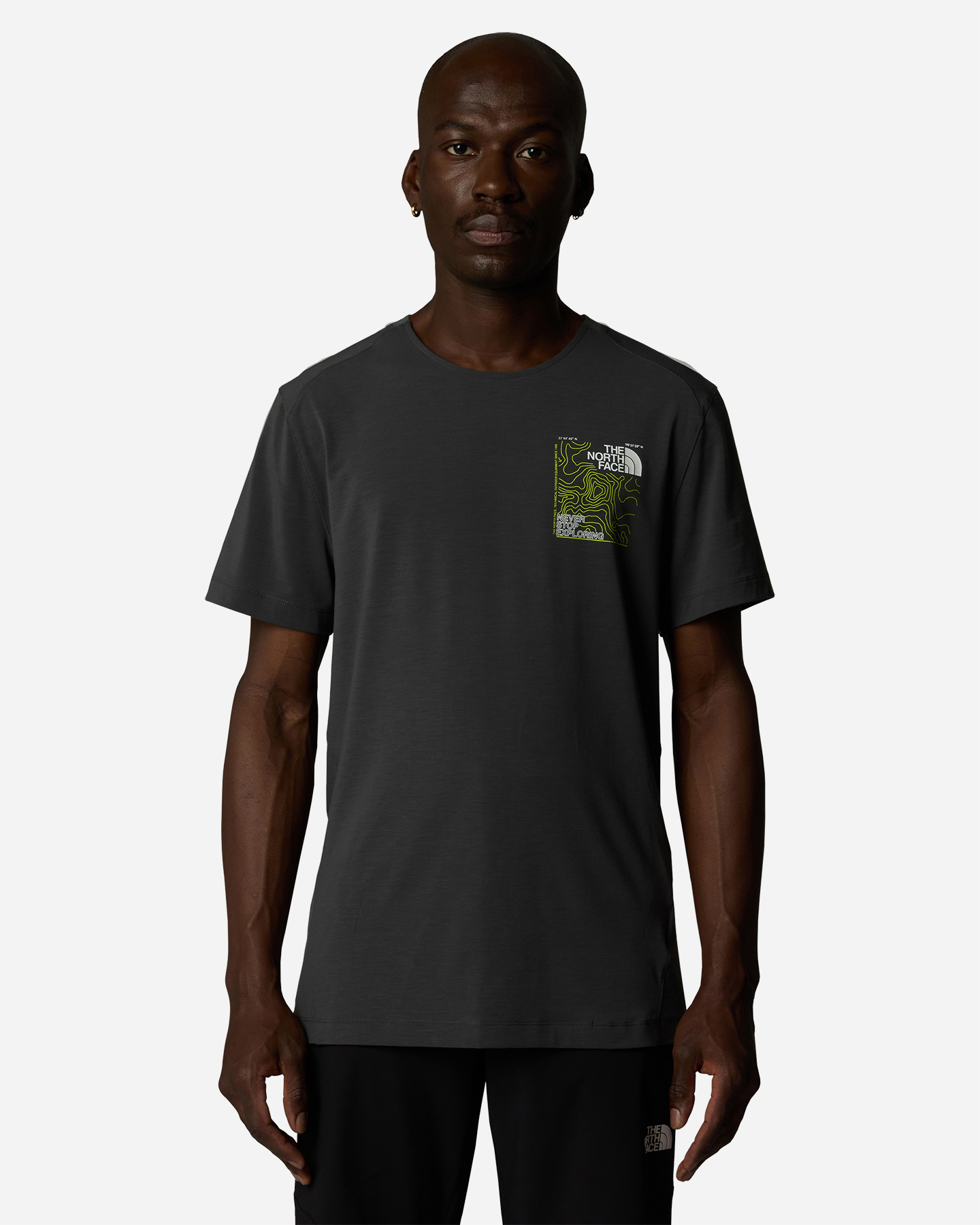 T-shirt THE NORTH FACE LIGHTNING M - Antracite - 2 | Cisalfa Sport