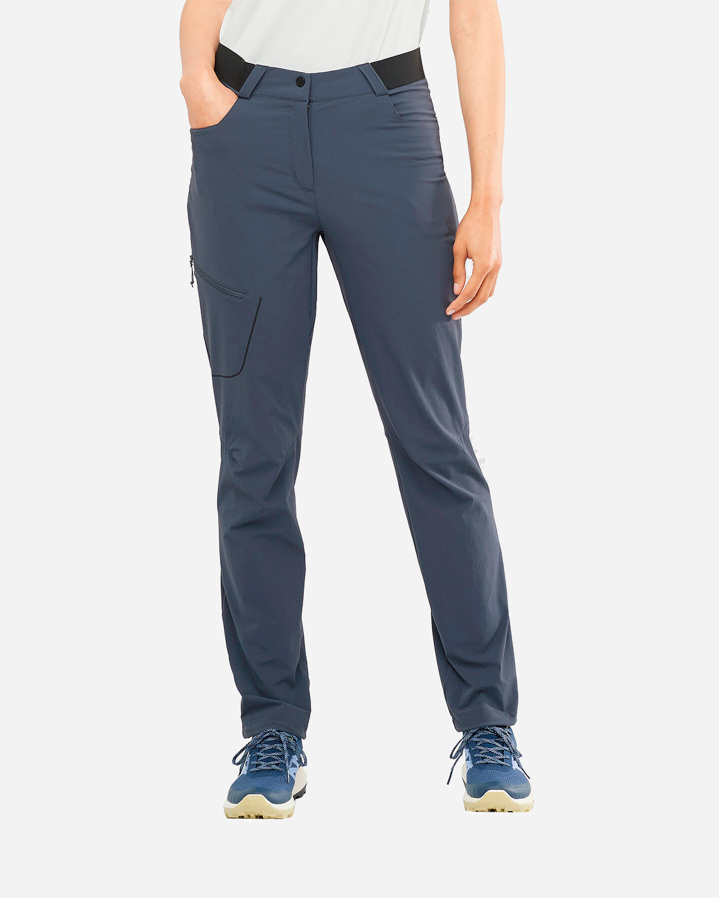 Pantalone outdoor SALOMON WAYFARER W - Nero - 2 | Cisalfa Sport