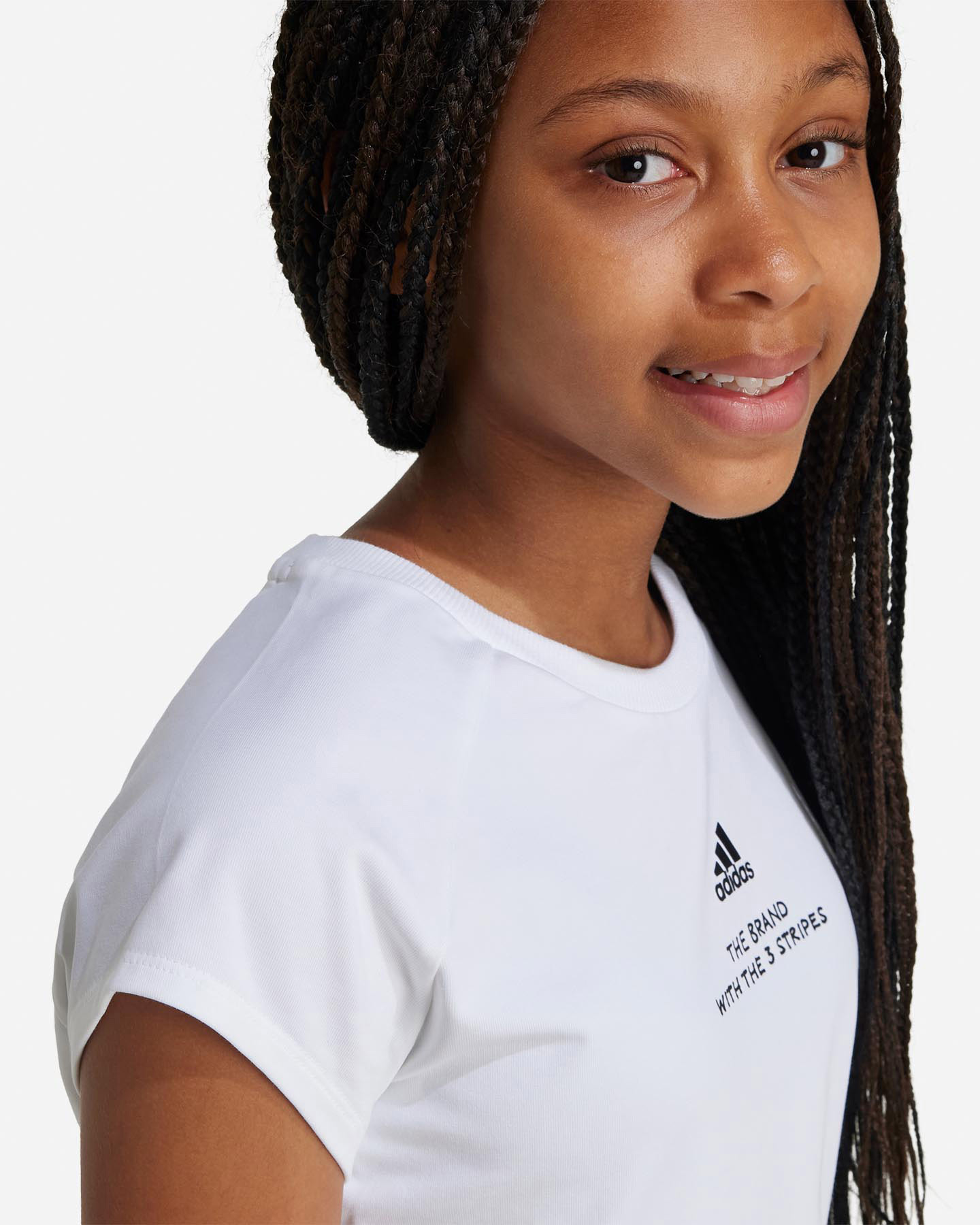 T-shirt ADIDAS CROP STREET JAM JR - Bianco - 5 | Cisalfa Sport