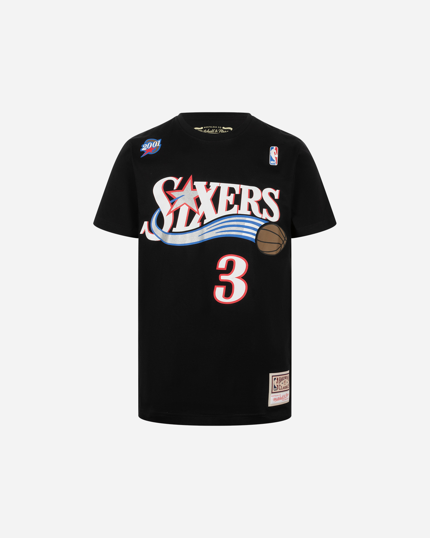 Maglia basket MITCHELL&NESS 76ERS ALLEN IVERSON M - Nero - 0 | Cisalfa Sport