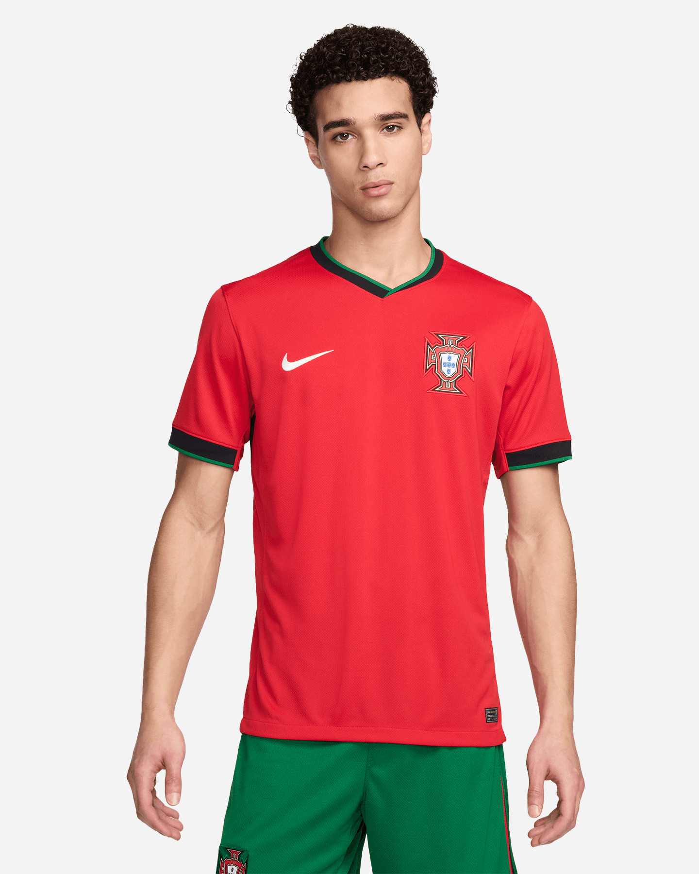 Maglia calcio ufficiale NIKE DRI FIT PORTOGALLO HOME 23-24 M - Rosso - 2 | Cisalfa Sport