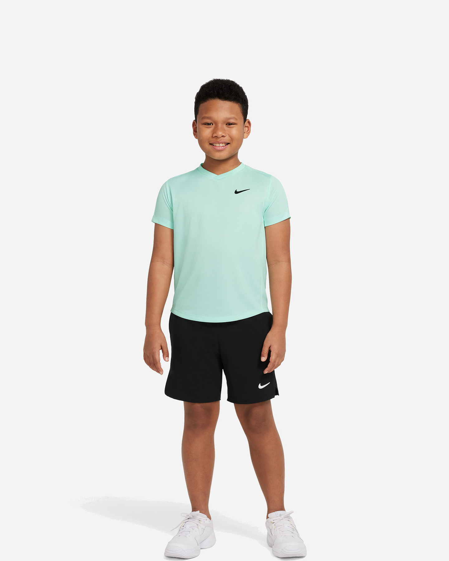 Maglia tennis NIKE VICTORY MINT JR - 3 | Cisalfa Sport