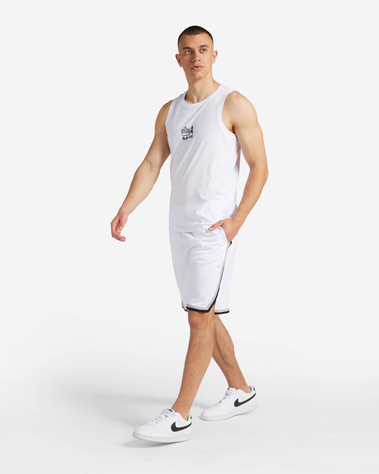 Canotta ADMIRAL SMALL LOGO M - Bianco - 3 | Cisalfa Sport