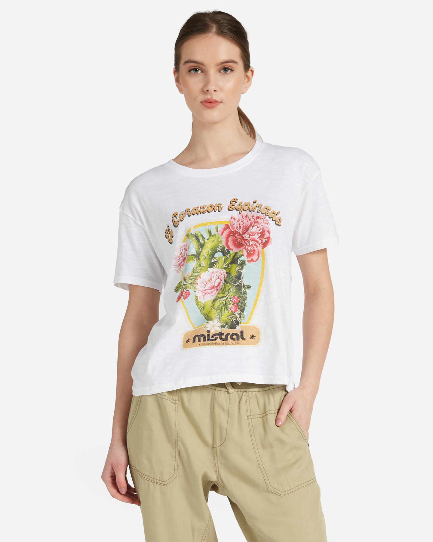 T-shirt MISTRAL EL CORAZON W - Bianco - 0 | Cisalfa Sport