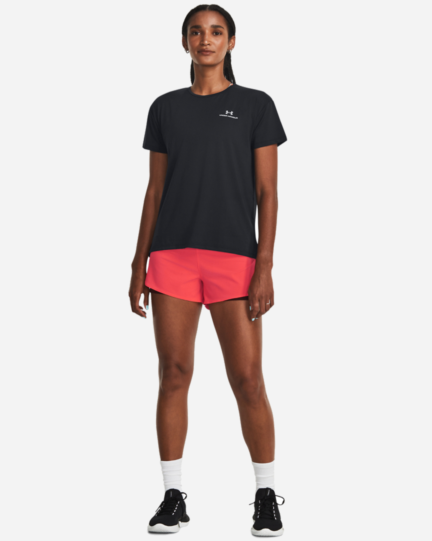 T-shirt training UNDER ARMOUR RUSH SMALL LOGO W - 2 | Cisalfa Sport