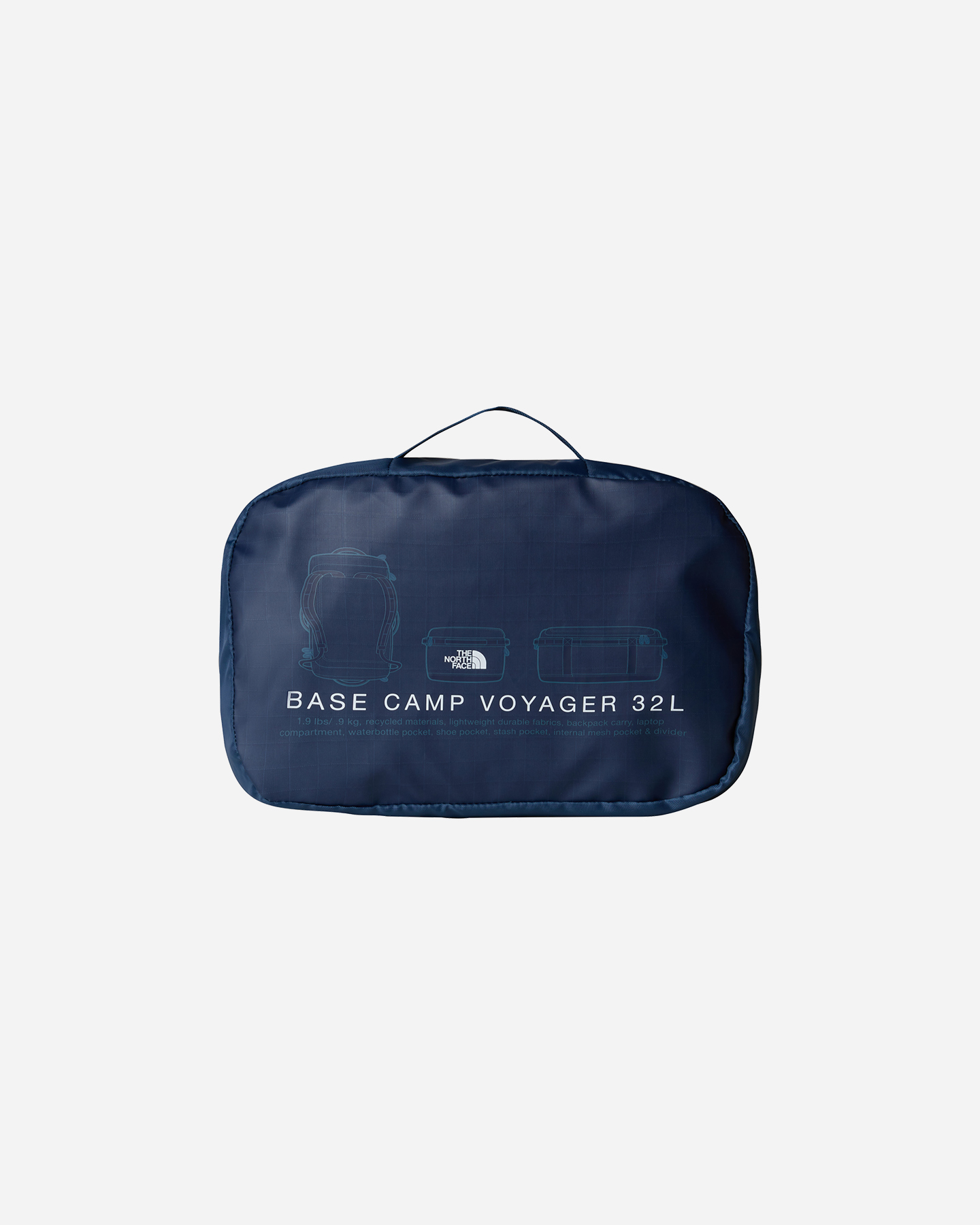 Borsa THE NORTH FACE BASE CAMP VOYAGER DUFFEL 32L - Blu - 4 | Cisalfa Sport