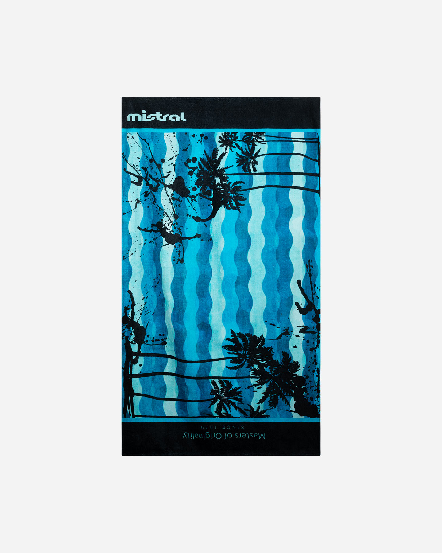Telo mare MISTRAL SPONGE WAVES - Azzurro - 0 | Cisalfa Sport