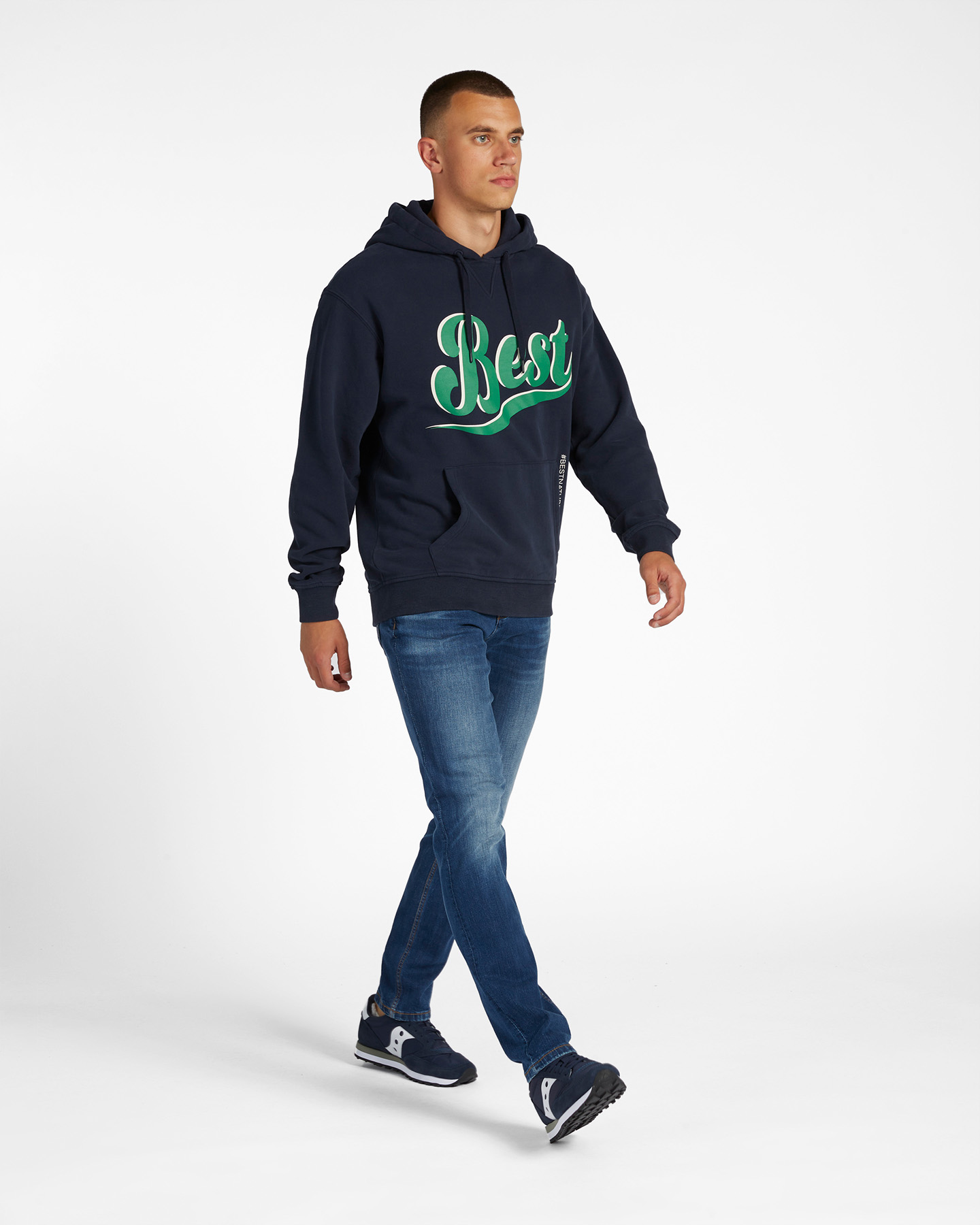 Felpa BEST COMPANY COLLEGE M - Blu - 3 | Cisalfa Sport