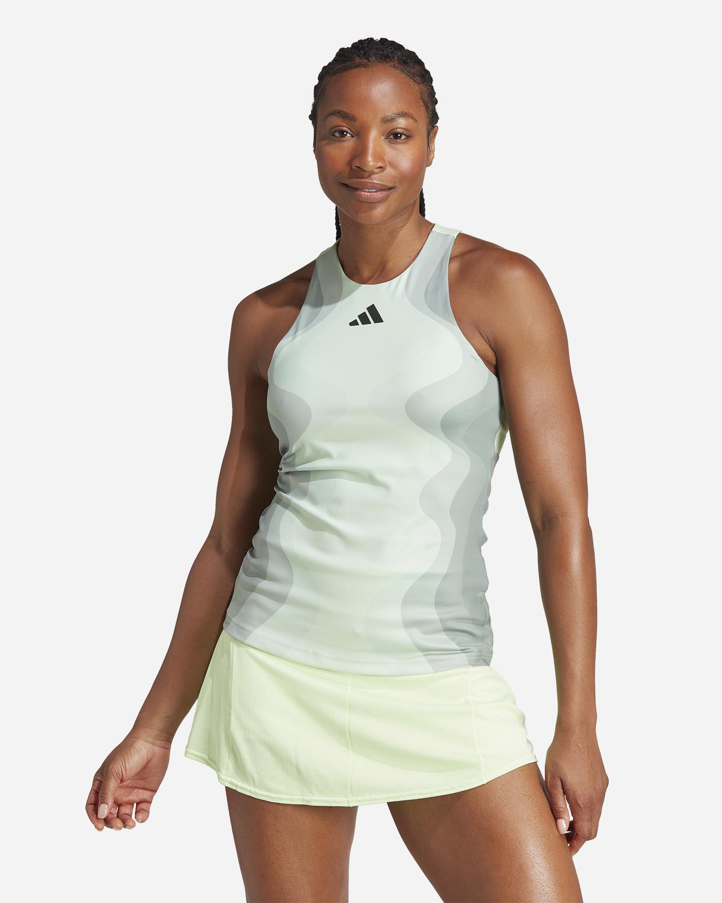 T-shirt tennis ADIDAS AO23 SAKK W - Verde - 1 | Cisalfa Sport