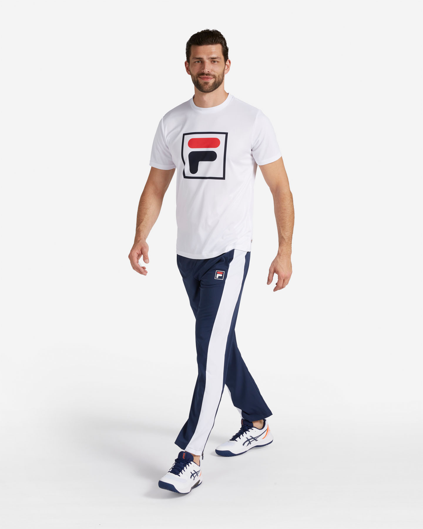 T-shirt tennis FILA BASIC F BOX M - Bianco - 3 | Cisalfa Sport