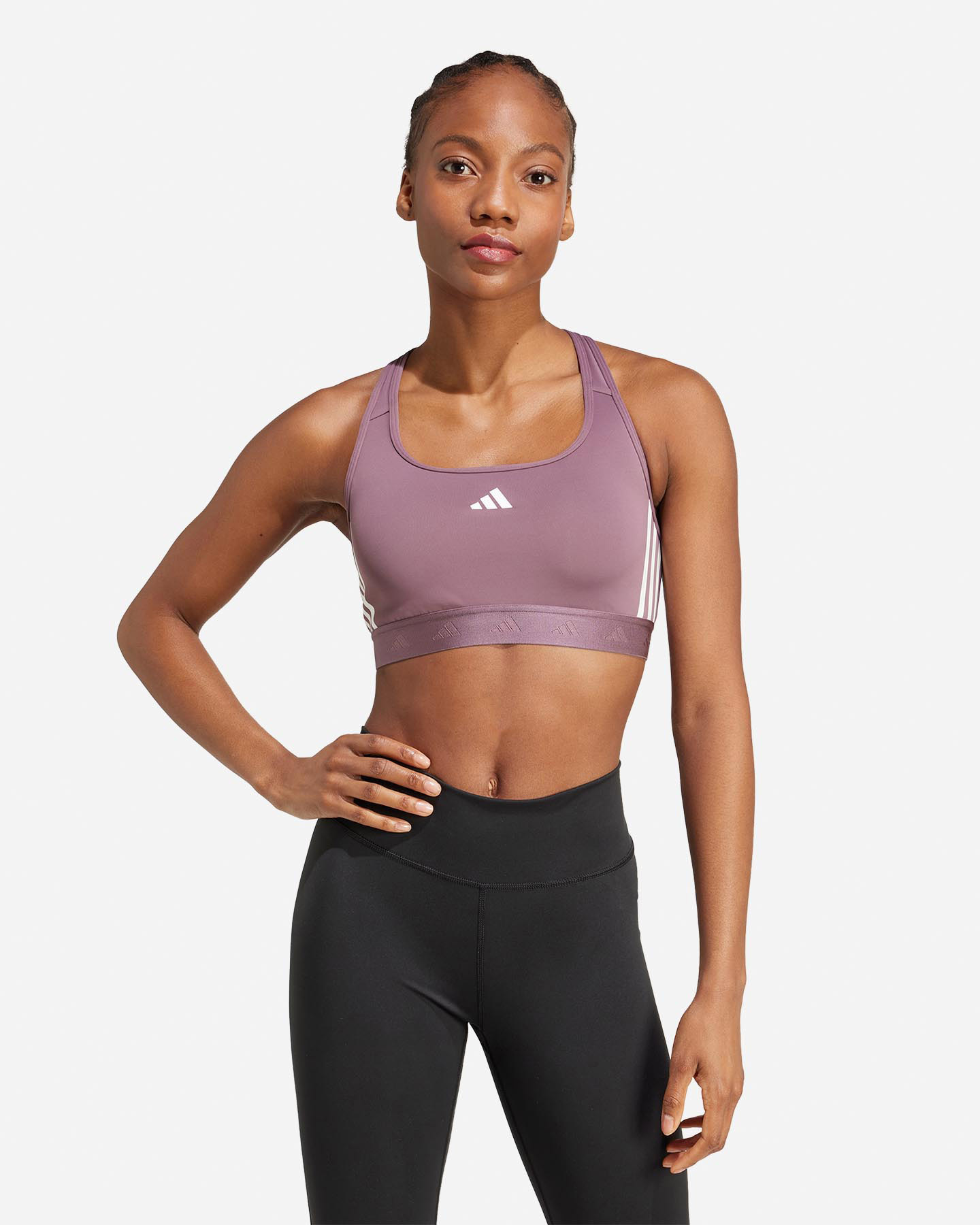 Bra training ADIDAS PWR W - Viola - 2 | Cisalfa Sport