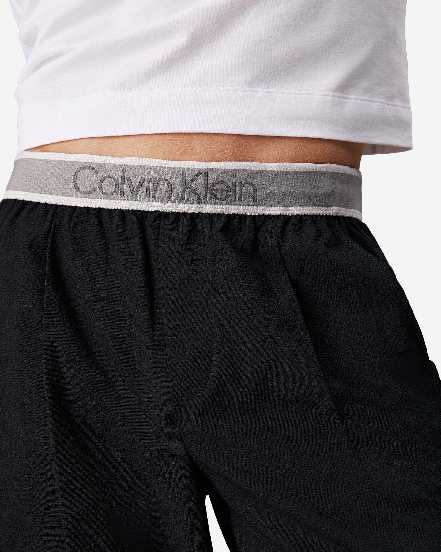 Pantalone CALVIN KLEIN SPORT ELASTIC LOGO M - Nero - 3 | Cisalfa Sport