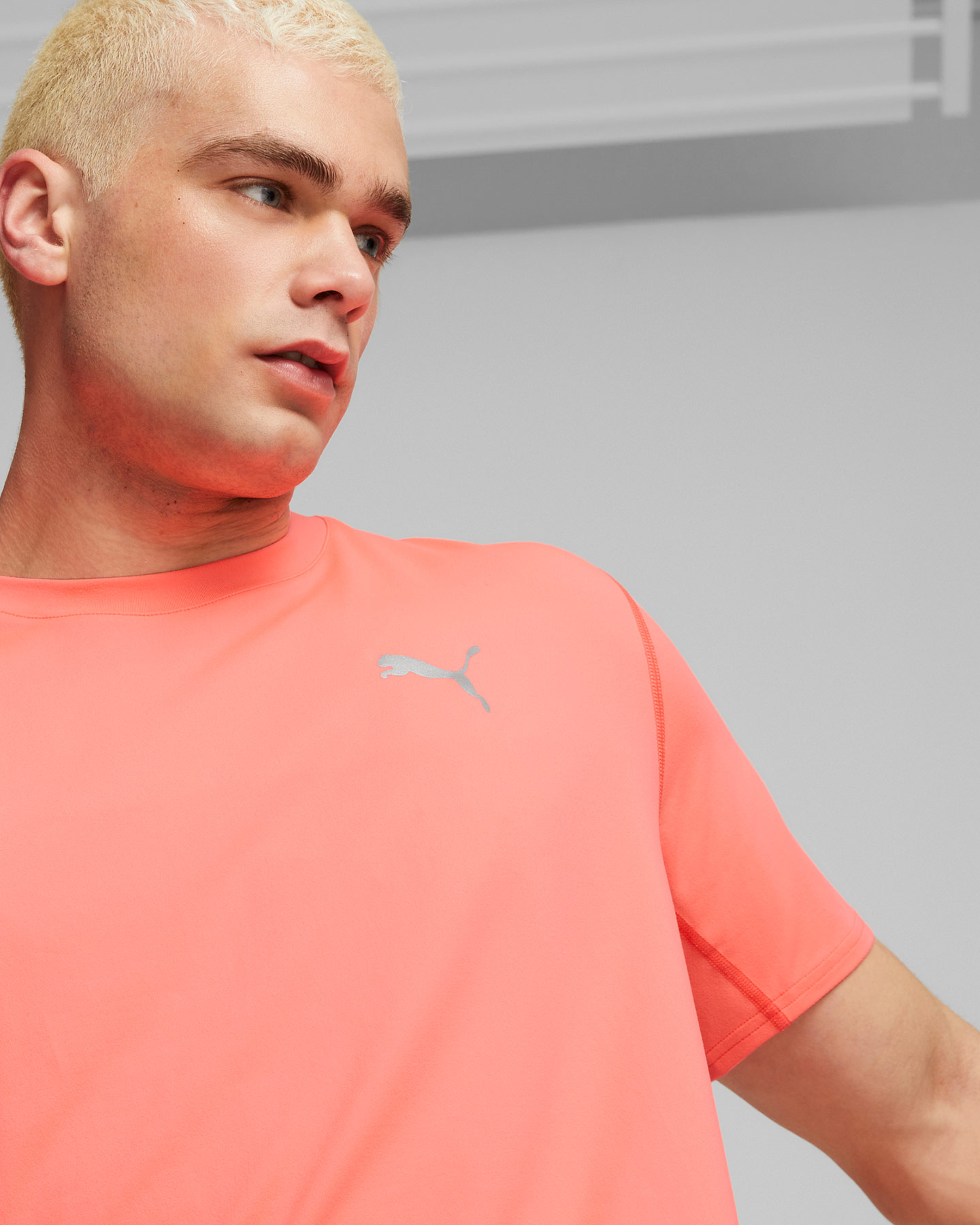 T-shirt running PUMA CLOUDSPUN M - Rosa - 4 | Cisalfa Sport