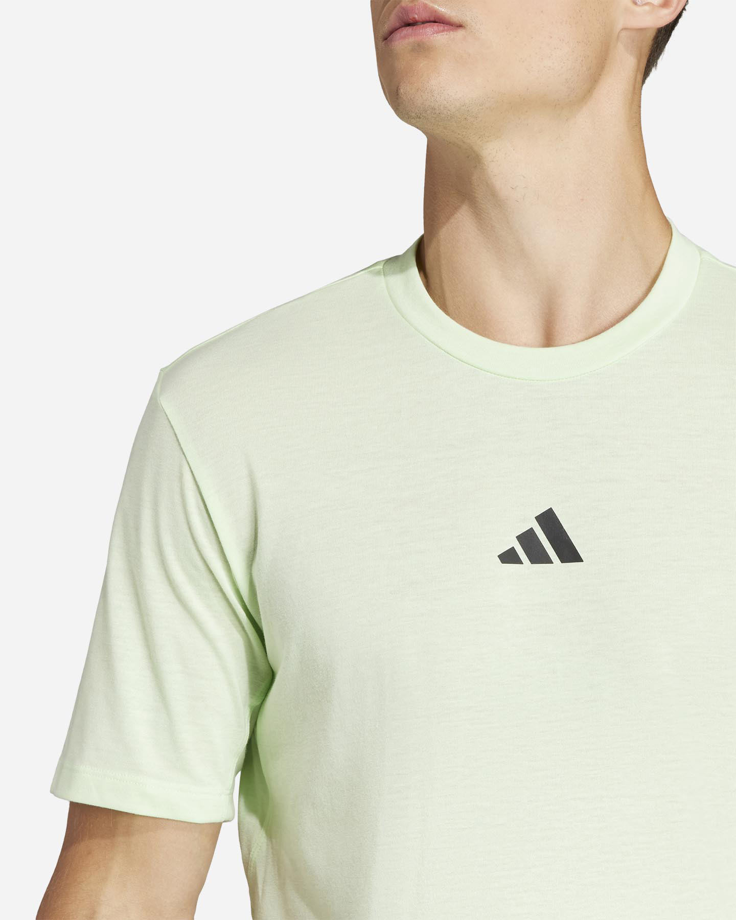 T-shirt training ADIDAS LOGO BACK M - Verde - 4 | Cisalfa Sport