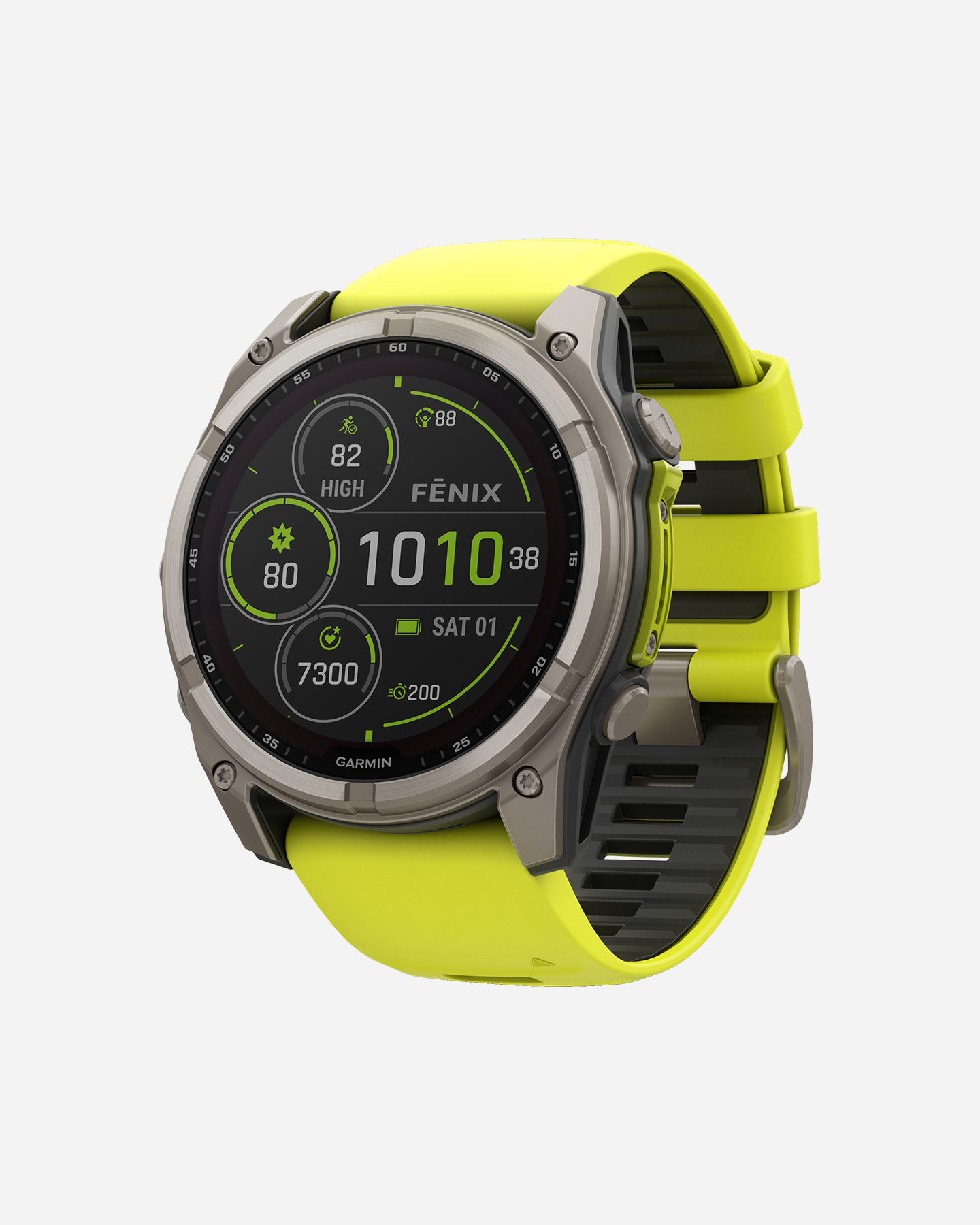 Orologio multifunzione GARMIN FENIX 8 SOLAR 51MM SAPPHIRE - Giallo - 2 | Cisalfa Sport