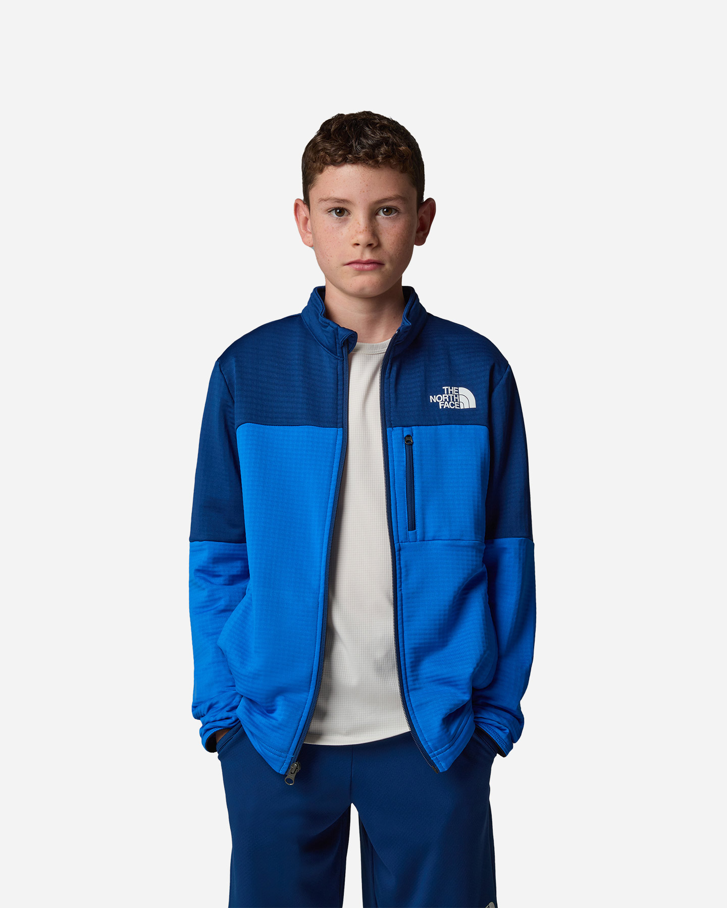 Pile THE NORTH FACE TEEN HIKE MIDLAYER JR - Blu - 2 | Cisalfa Sport