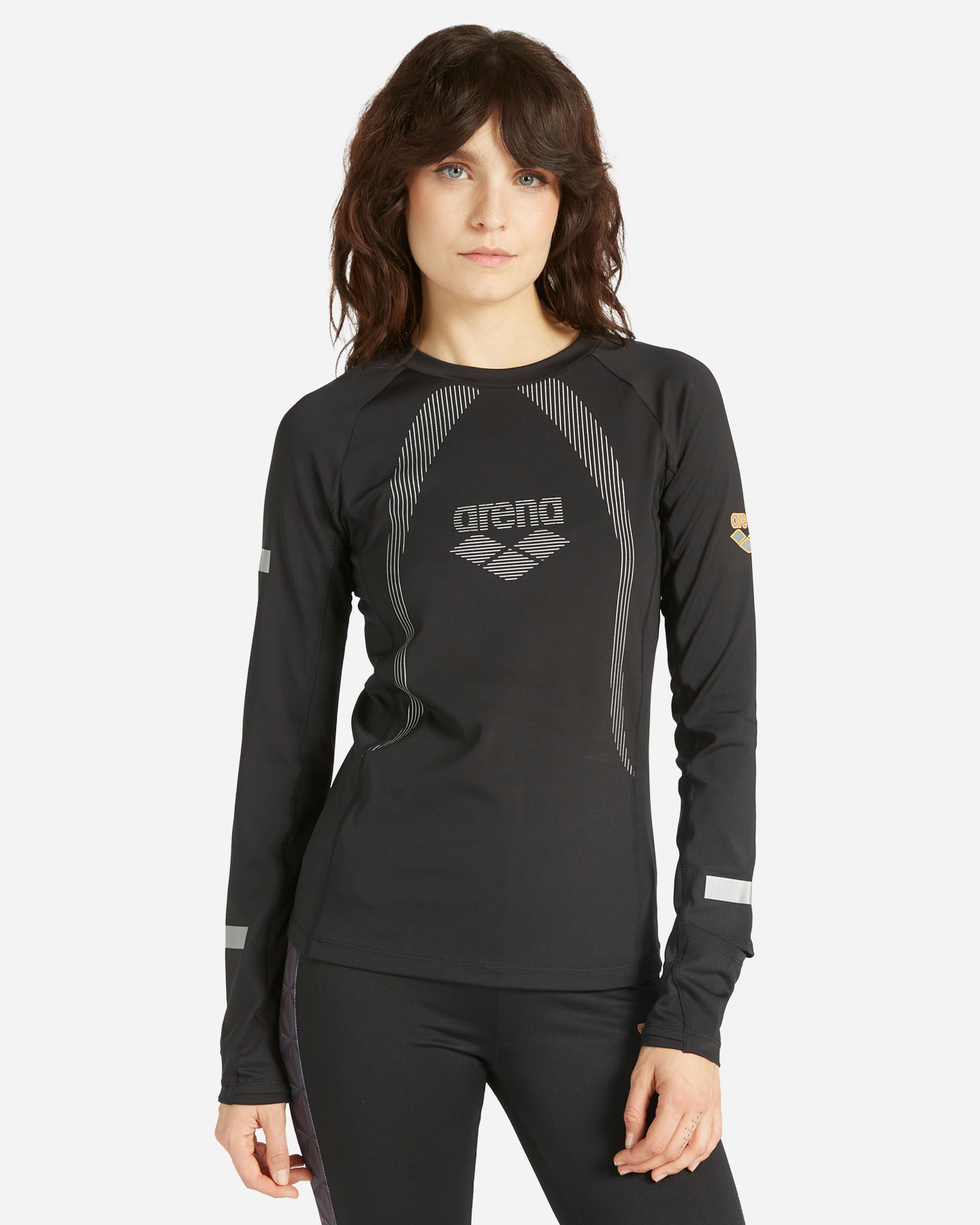 Image of Arena Dark Shine W - Maglia Running - Donna018