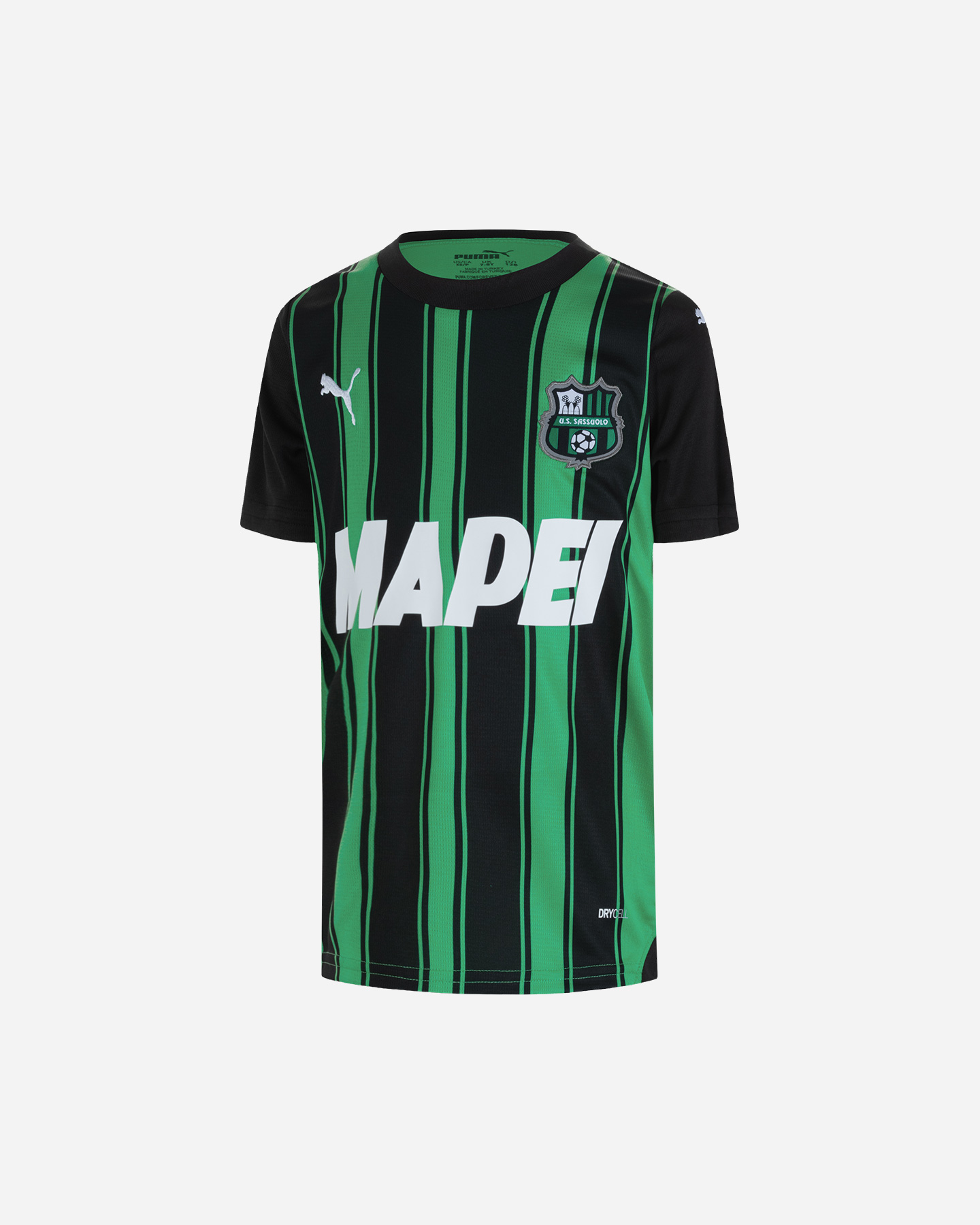 Maglia calcio ufficiale PUMA SASSUOLO HOME 23-24 JR - Nero - 0 | Cisalfa Sport