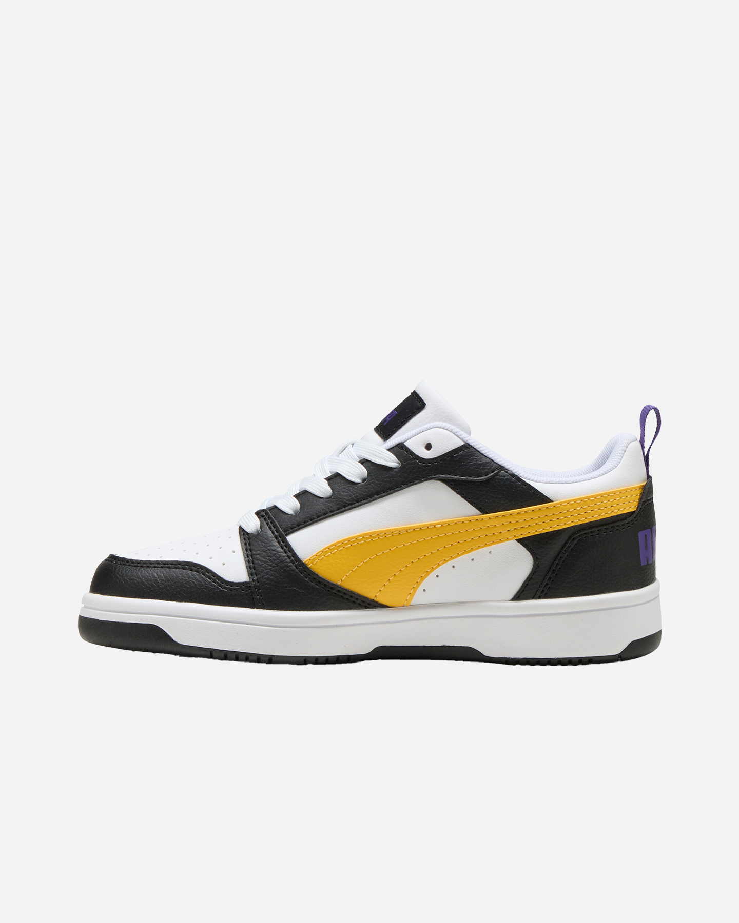 Scarpe sneakers PUMA REBOUND V6 LOW GS JR - Giallo - 4 | Cisalfa Sport