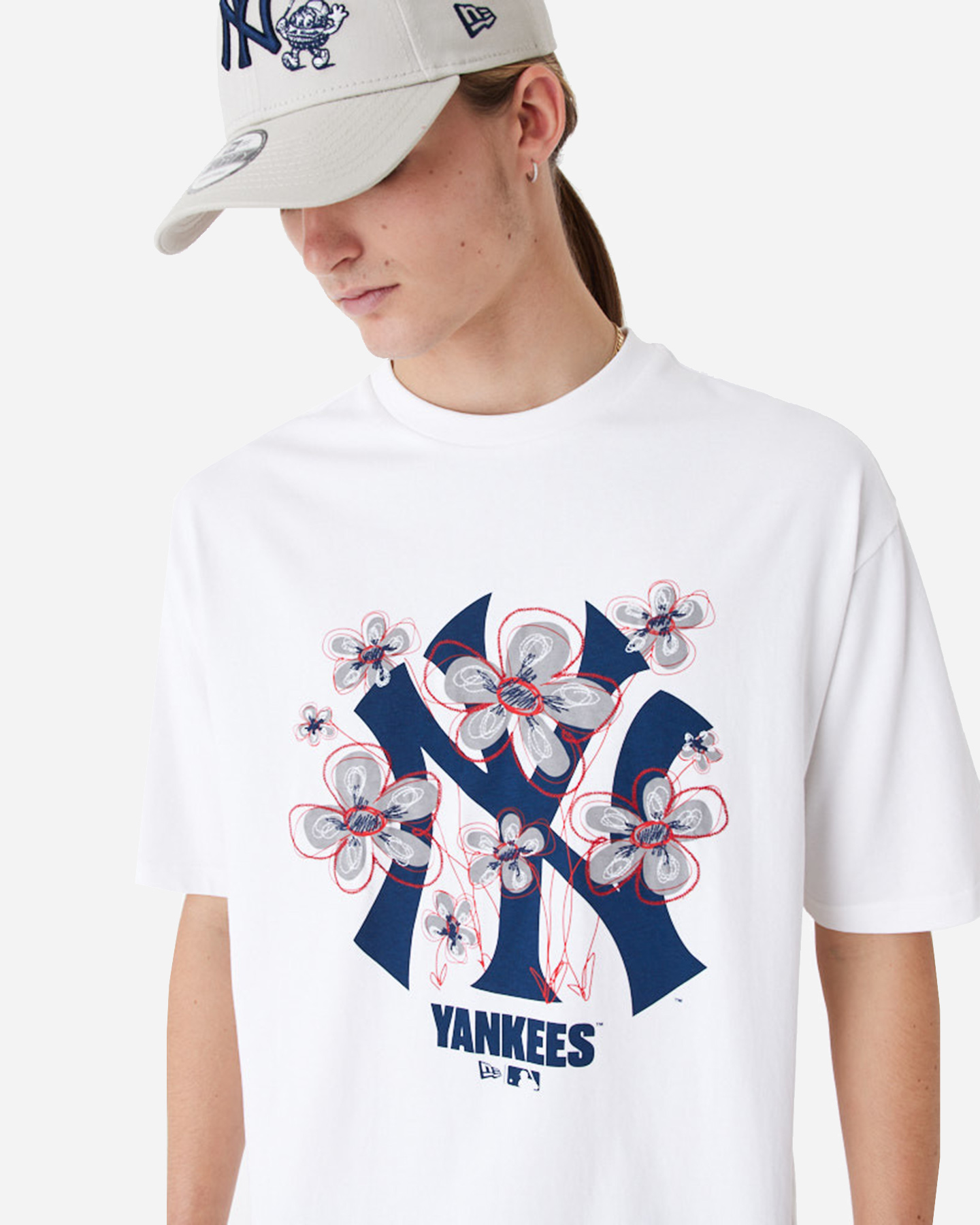 T-shirt NEW ERA MLB FLORAL NEW YORK YANKEES M - 3 | Cisalfa Sport