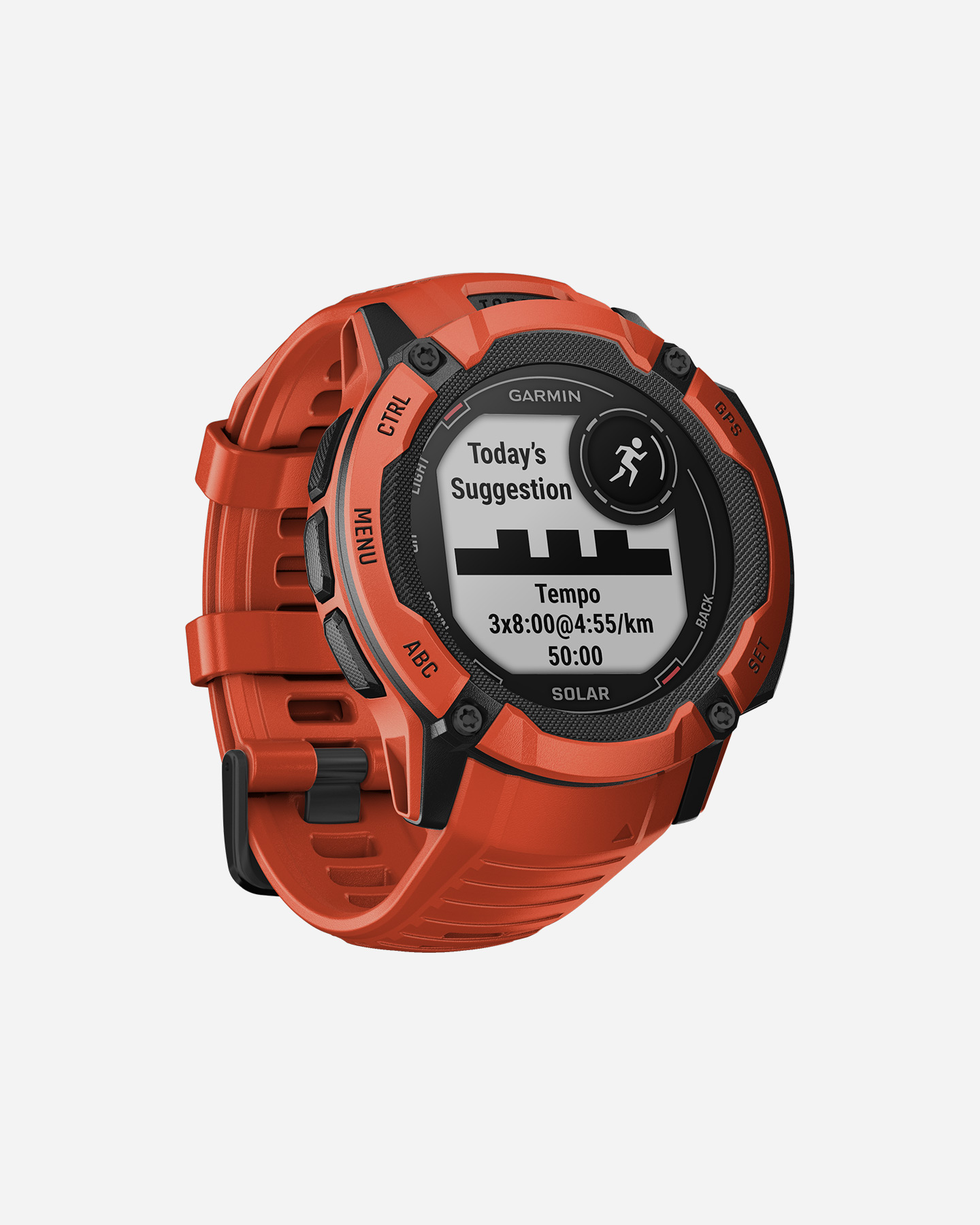 Orologio multifunzione GARMIN INSTINCT 2X SOLAR - Rosso - 3 | Cisalfa Sport