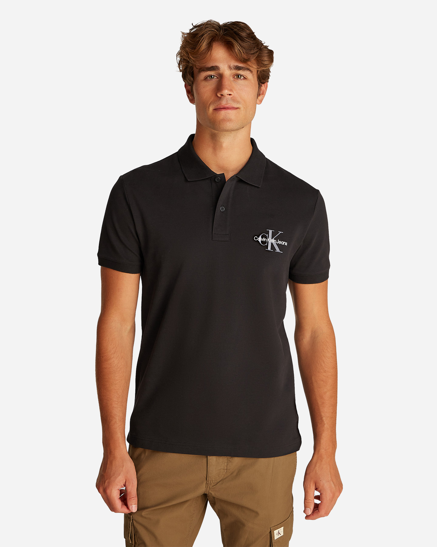 Polo CALVIN KLEIN JEANS MONO LOGO M - Nero - 2 | Cisalfa Sport