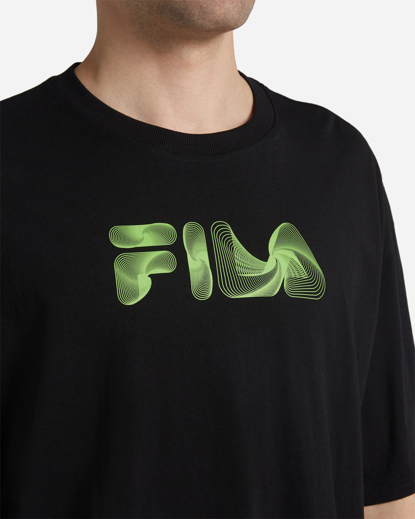 T-shirt FILA SABER M - Nero - 4 | Cisalfa Sport