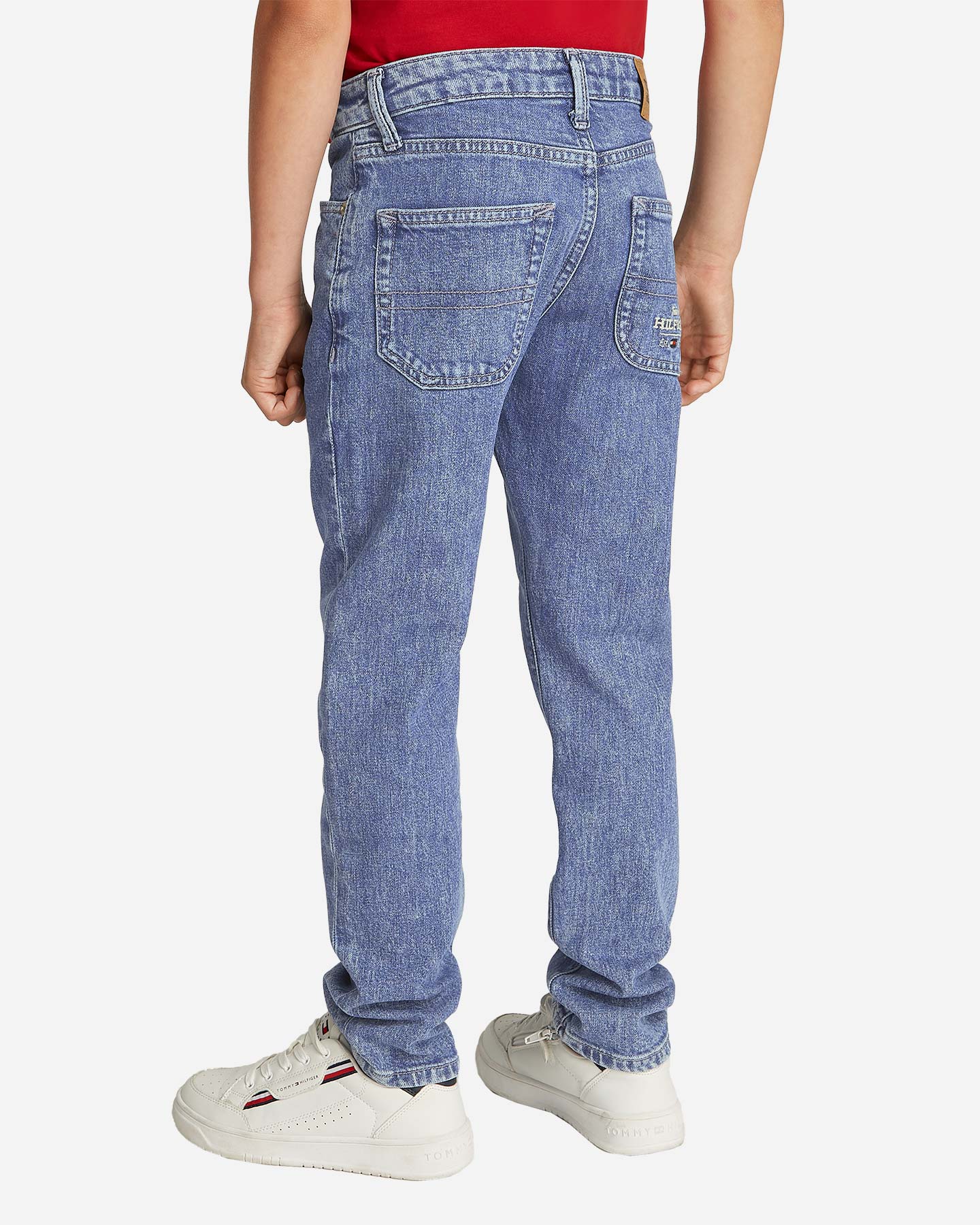 Pantalone TOMMY HILFIGER MODERN STRAIGHT JR - Denim - 3 | Cisalfa Sport