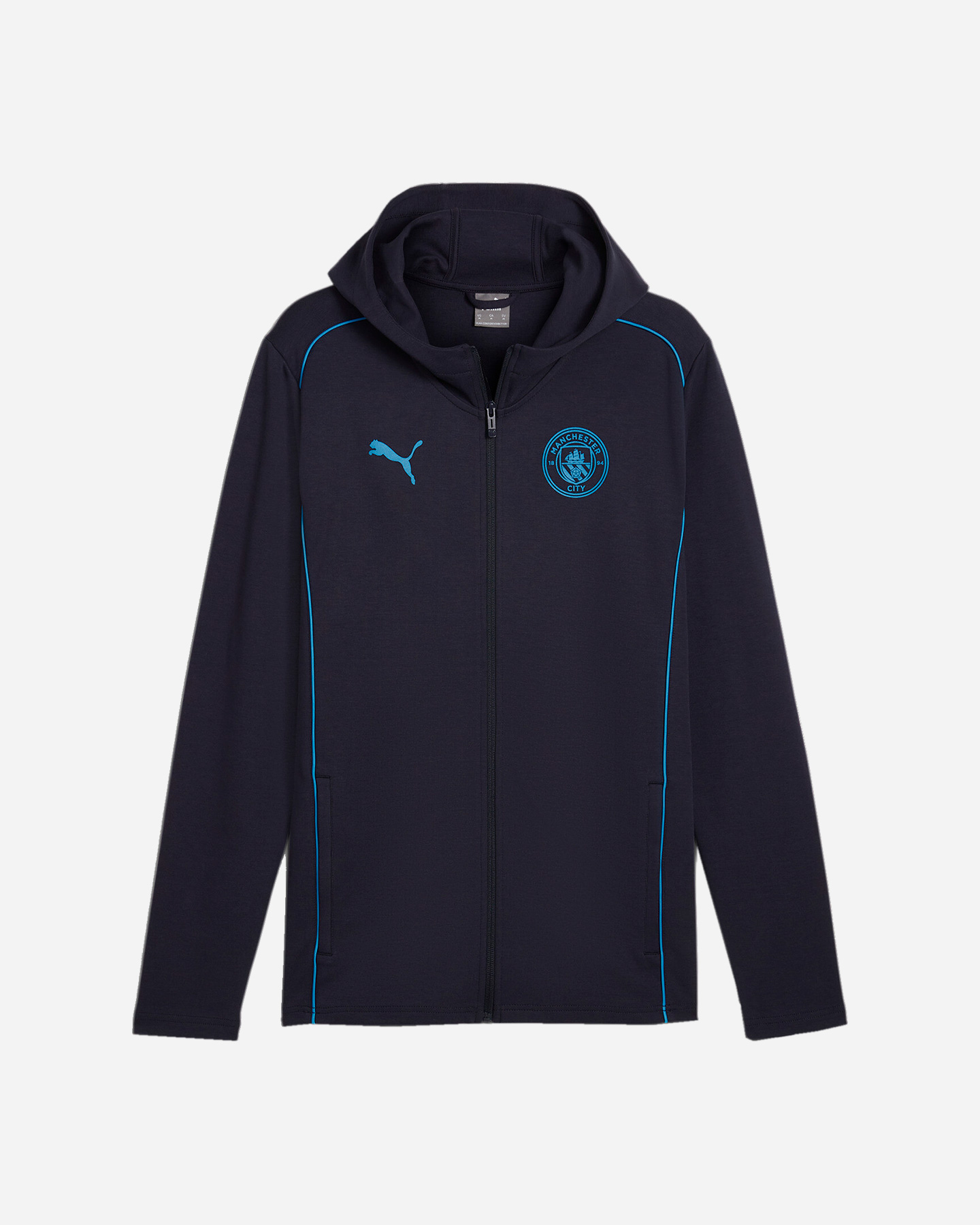 Abbigliamento calcio ufficiale PUMA MANCHESTER CITY CASUALS M - Blu Navy - 0 | Cisalfa Sport