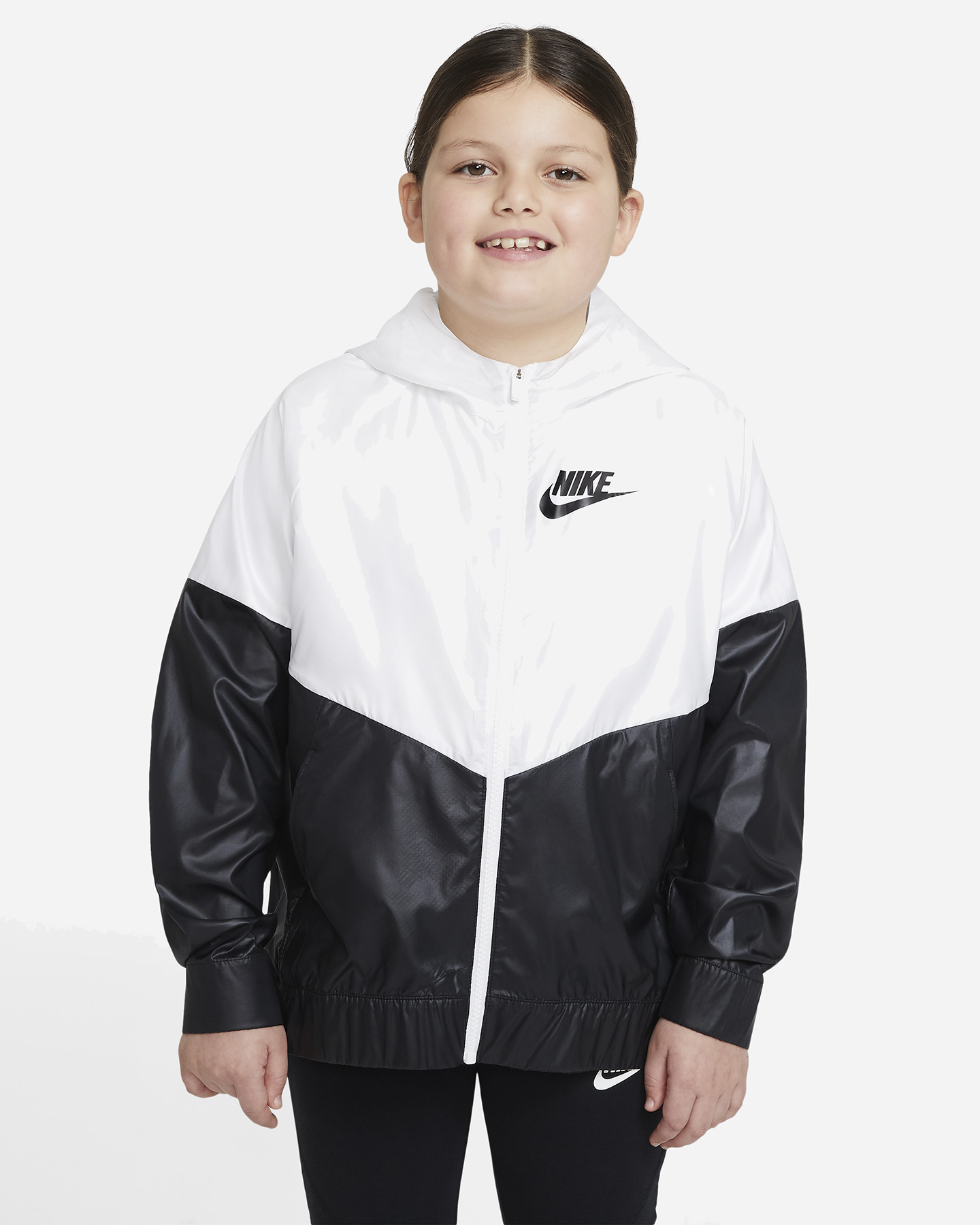 Giubbotto NIKE WINDRUNNER COLOR BLOCK JR - Bianco - 0 | Cisalfa Sport