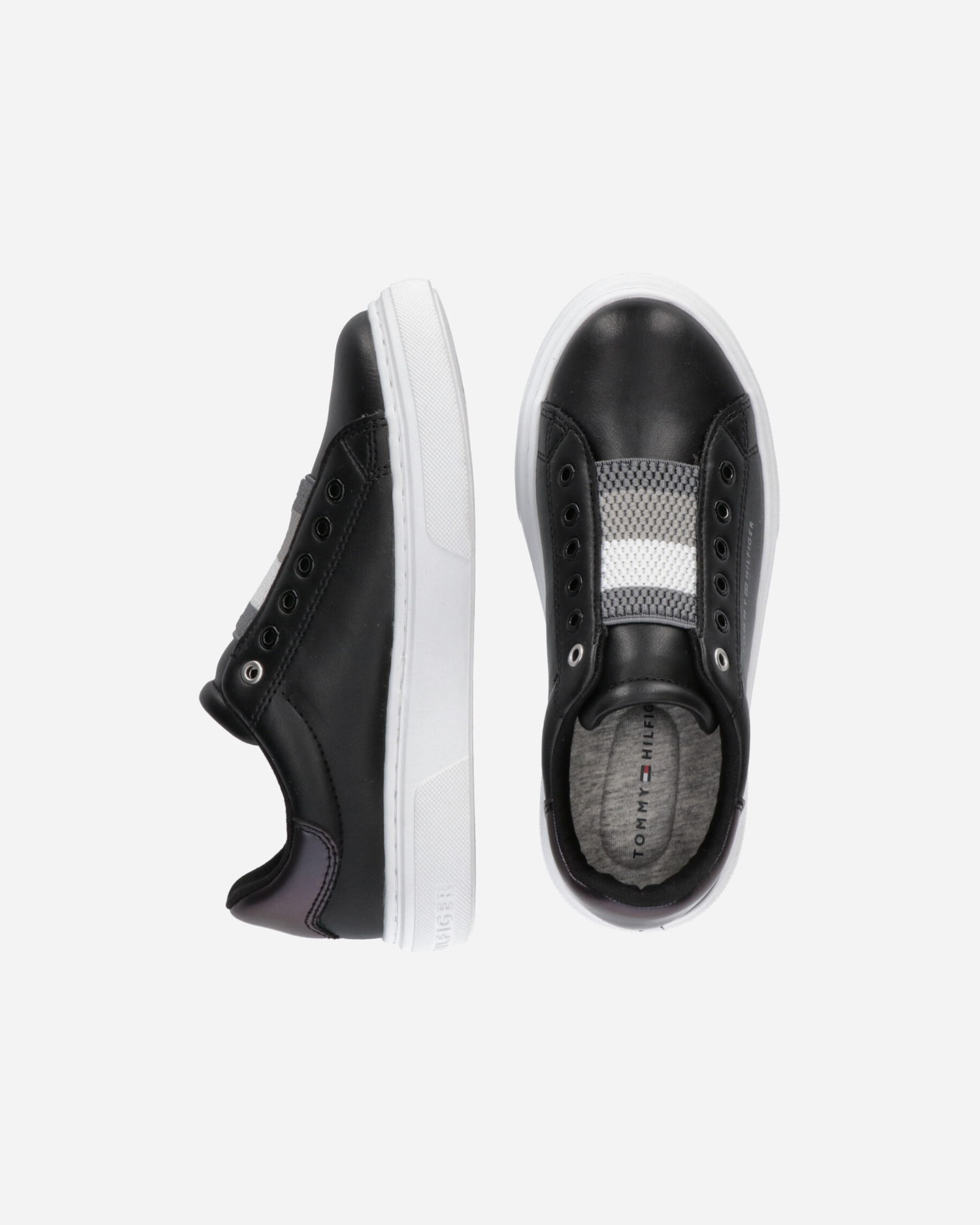 Scarpe sneakers TOMMY HILFIGER KRISTAL J LOW GS JR - Nero - 4 | Cisalfa Sport