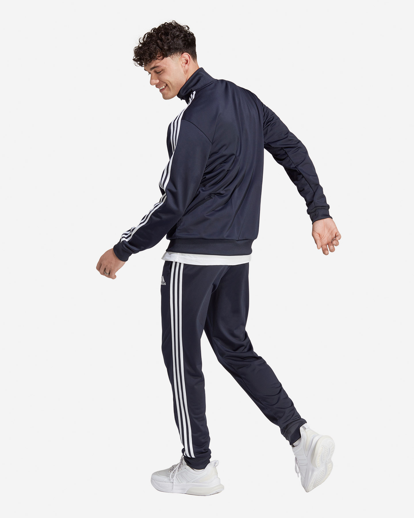 Tuta ADIDAS 3STRIPES CORE TIRO M - Blu - 4 | Cisalfa Sport