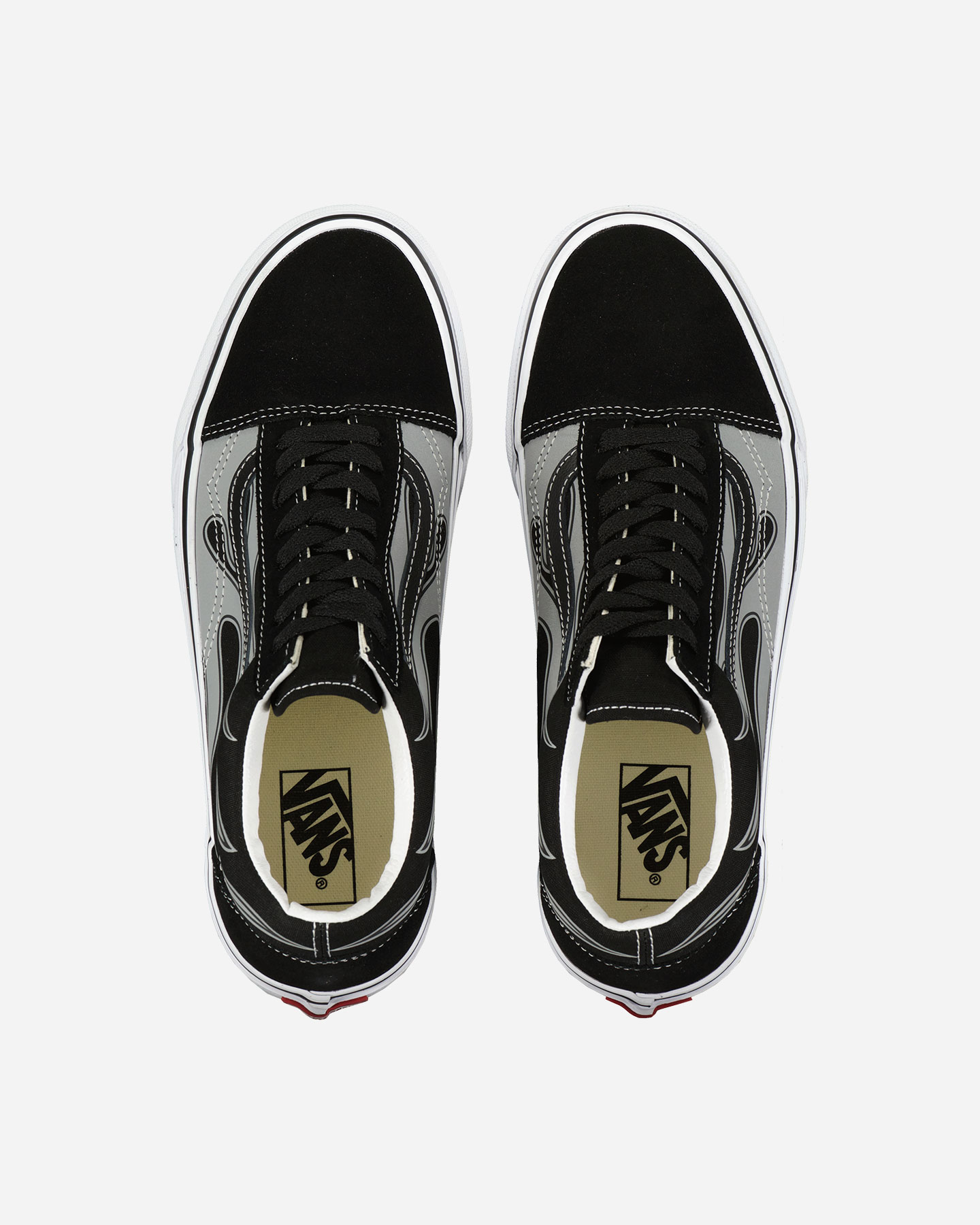 Scarpe sneakers VANS OLD SKOOL REFLECTIVE FLAME M - Nero - 3 | Cisalfa Sport