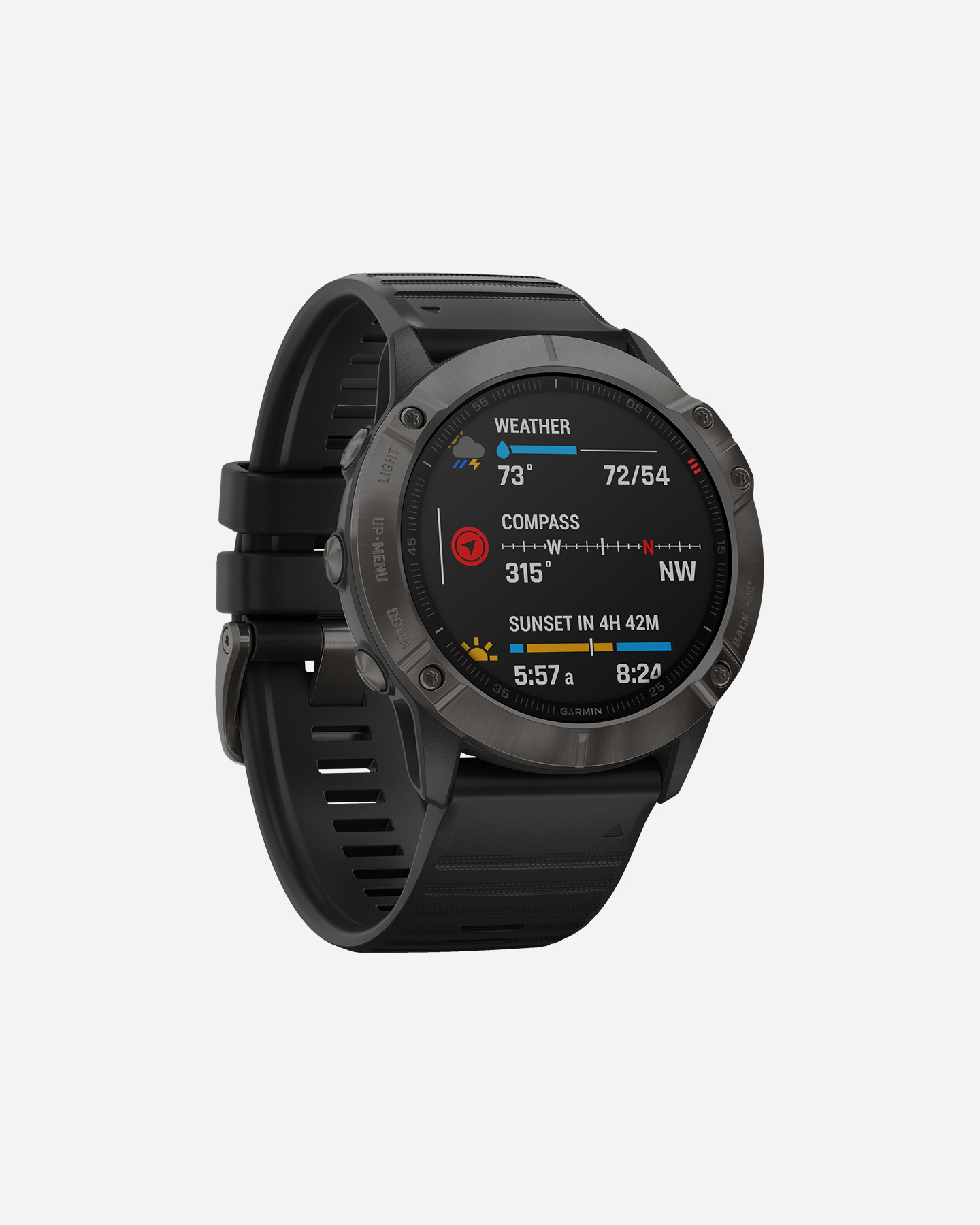 Orologio multifunzione GARMIN FENIX 6X SAPPHIRE - 3 | Cisalfa Sport