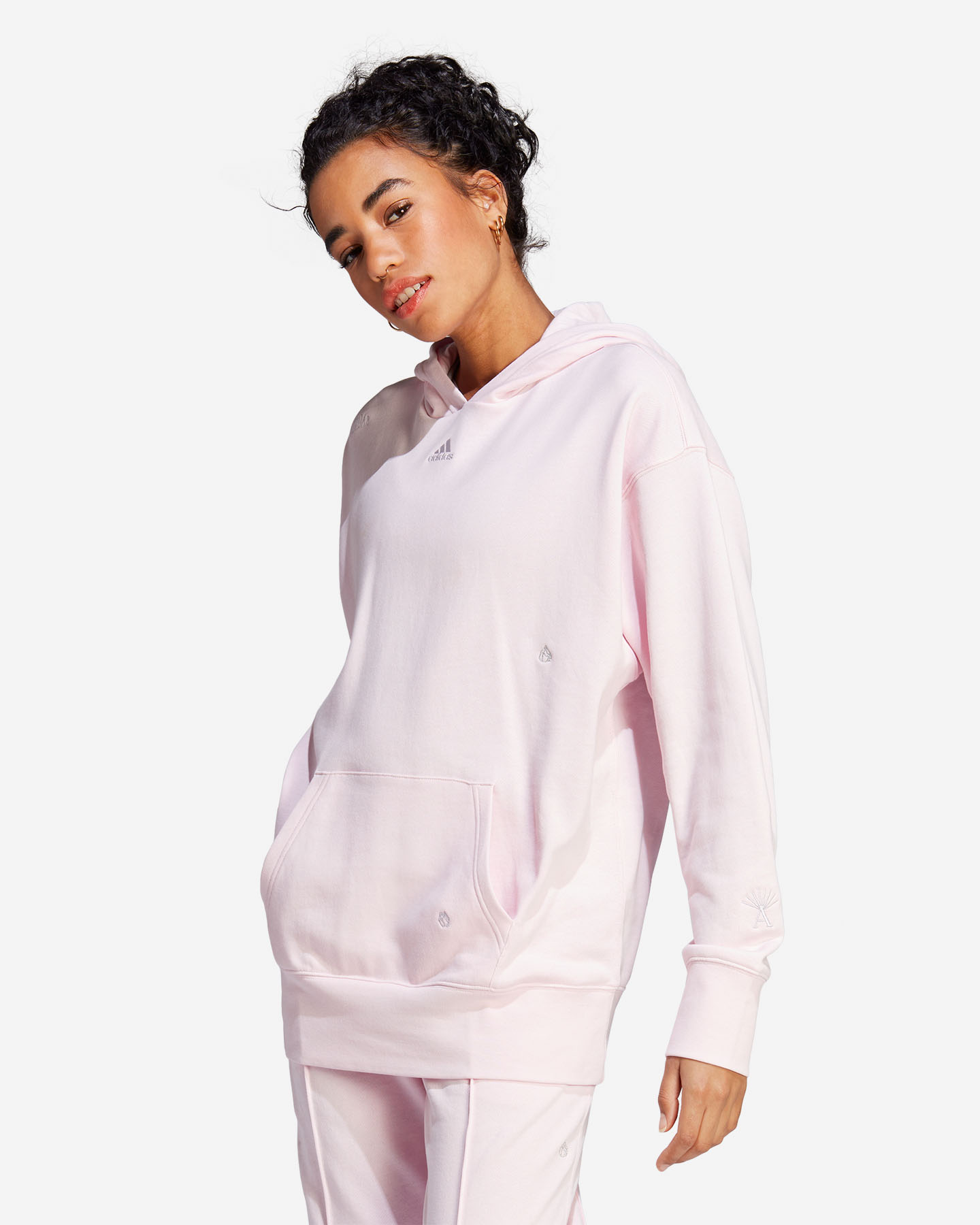 Felpa ADIDAS LOGO W - Rosa - 1 | Cisalfa Sport