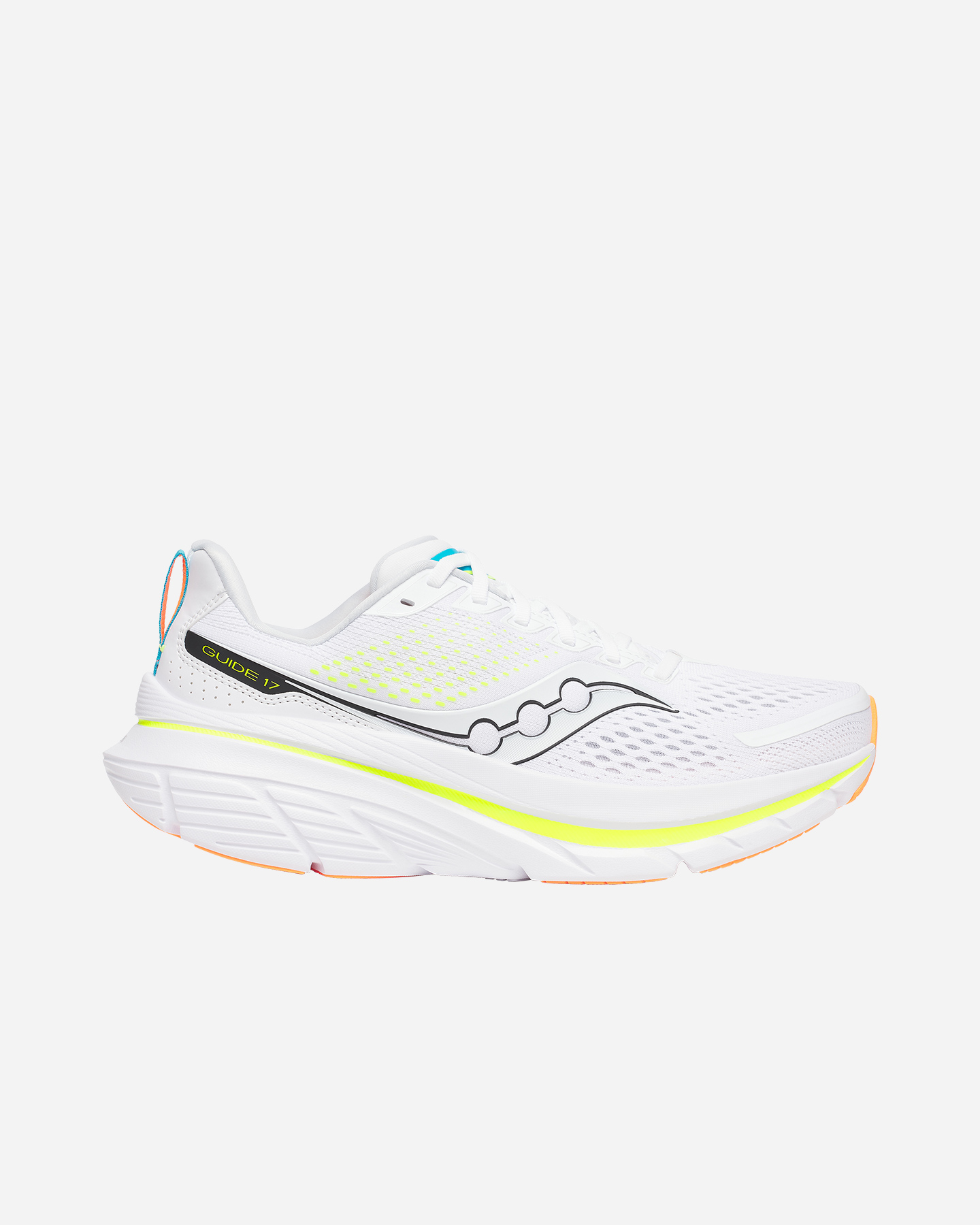 Scarpe running SAUCONY GUIDE 17 M - Bianco - 0 | Cisalfa Sport