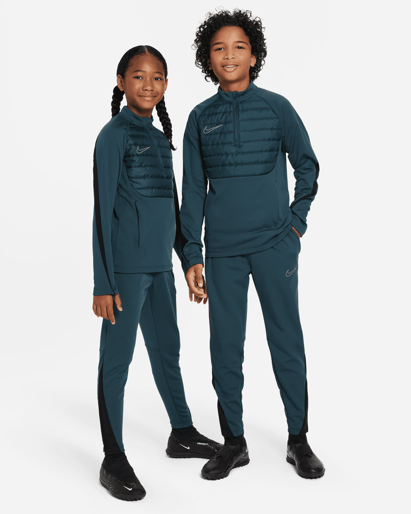 Pantaloncini calcio NIKE THERMA FIT ACADEMY 23 JR - Verde - 4 | Cisalfa Sport