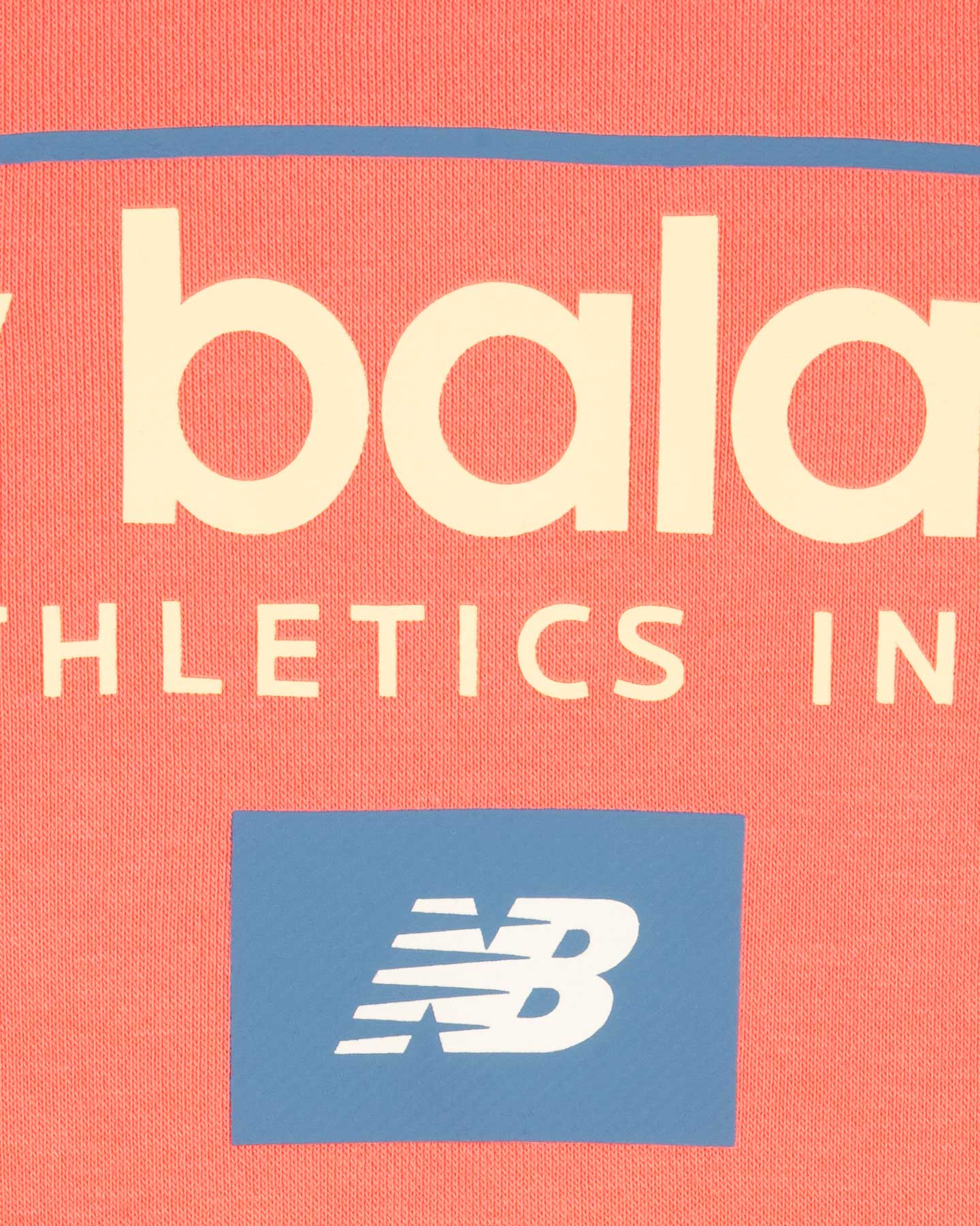Felpa NEW BALANCE BIG LOGO M - Rosso - 2 | Cisalfa Sport