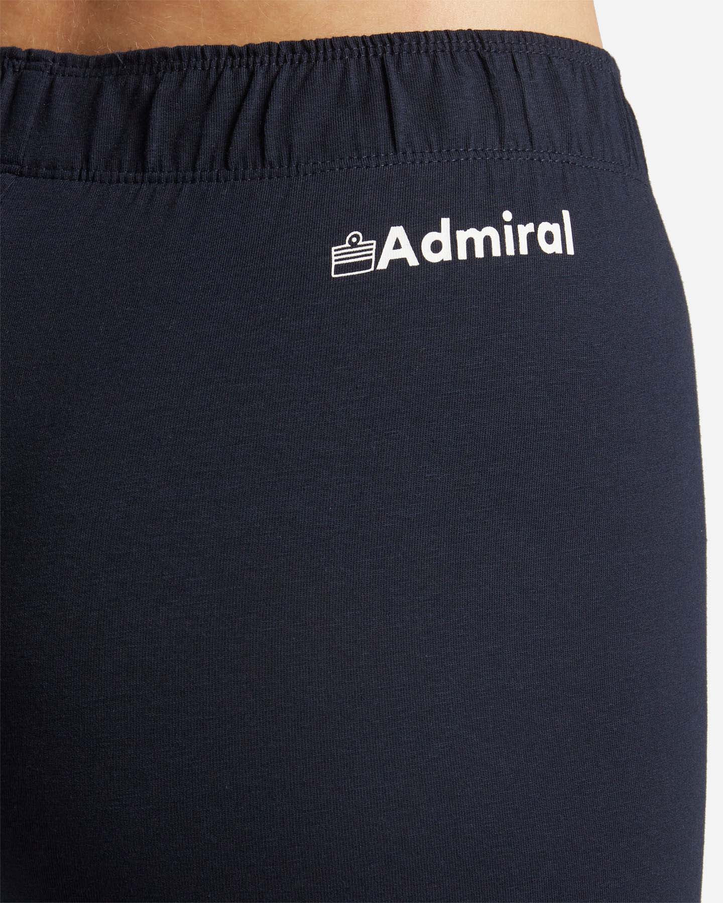 Leggings ADMIRAL VARSITY W - Blu - 3 | Cisalfa Sport