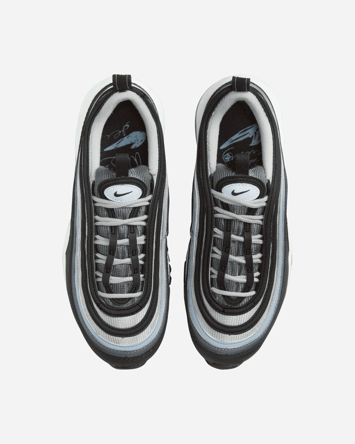Scarpe sneakers NIKE AIR MAX 97 GS JR - Nero - 3 | Cisalfa Sport
