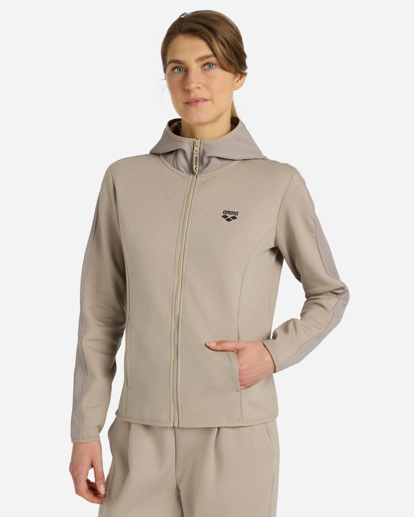 Felpa ARENA ATHLETIC PROGRESS W - Beige - 1 | Cisalfa Sport