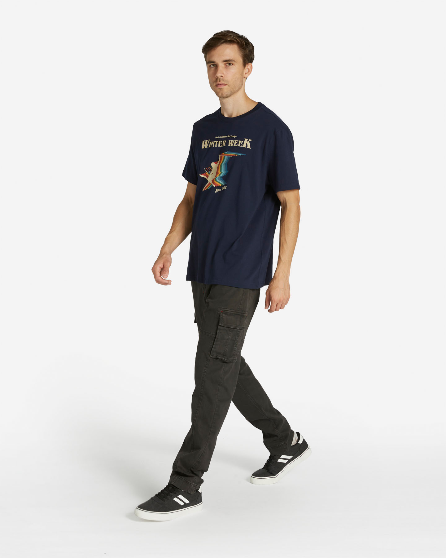 T-shirt BEST COMPANY WINTER WEEK M - Blu - 3 | Cisalfa Sport