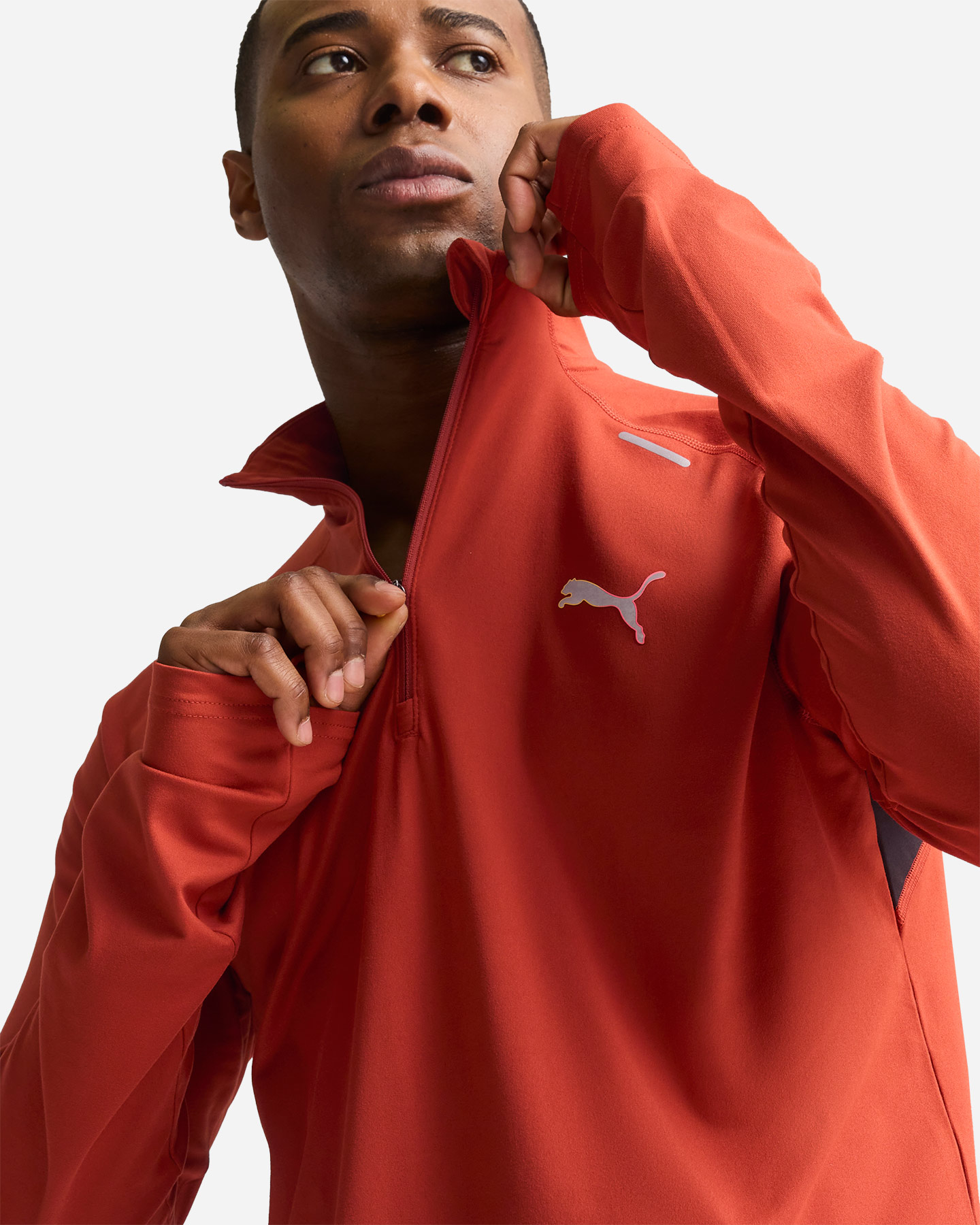 Maglia running PUMA CLOUDSPUN M - Rosso - 2 | Cisalfa Sport