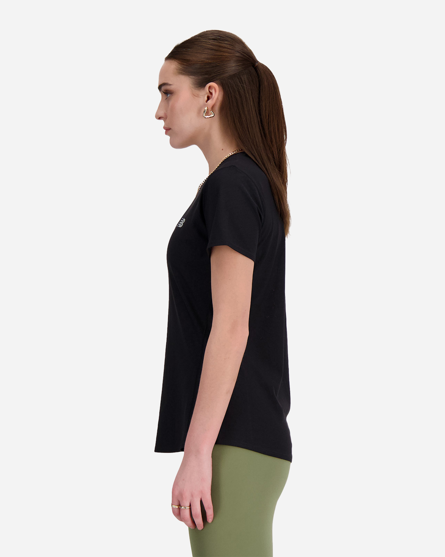 T-shirt running NEW BALANCE RUN W - Nero - 2 | Cisalfa Sport