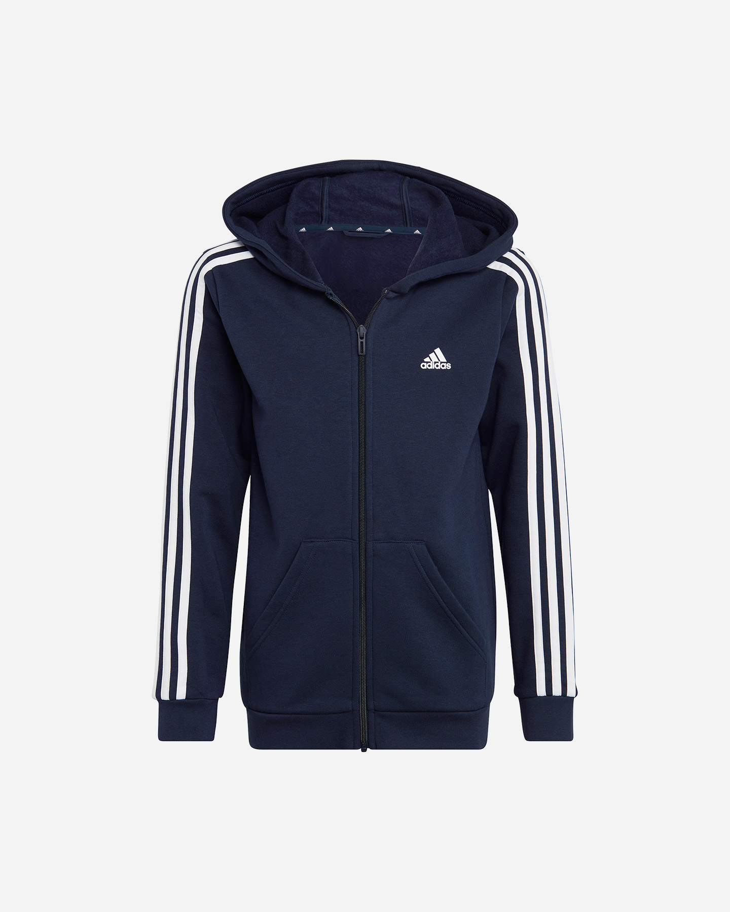 Felpa ADIDAS ESSENTIAL 3STRIPES JR - Blu - 0 | Cisalfa Sport