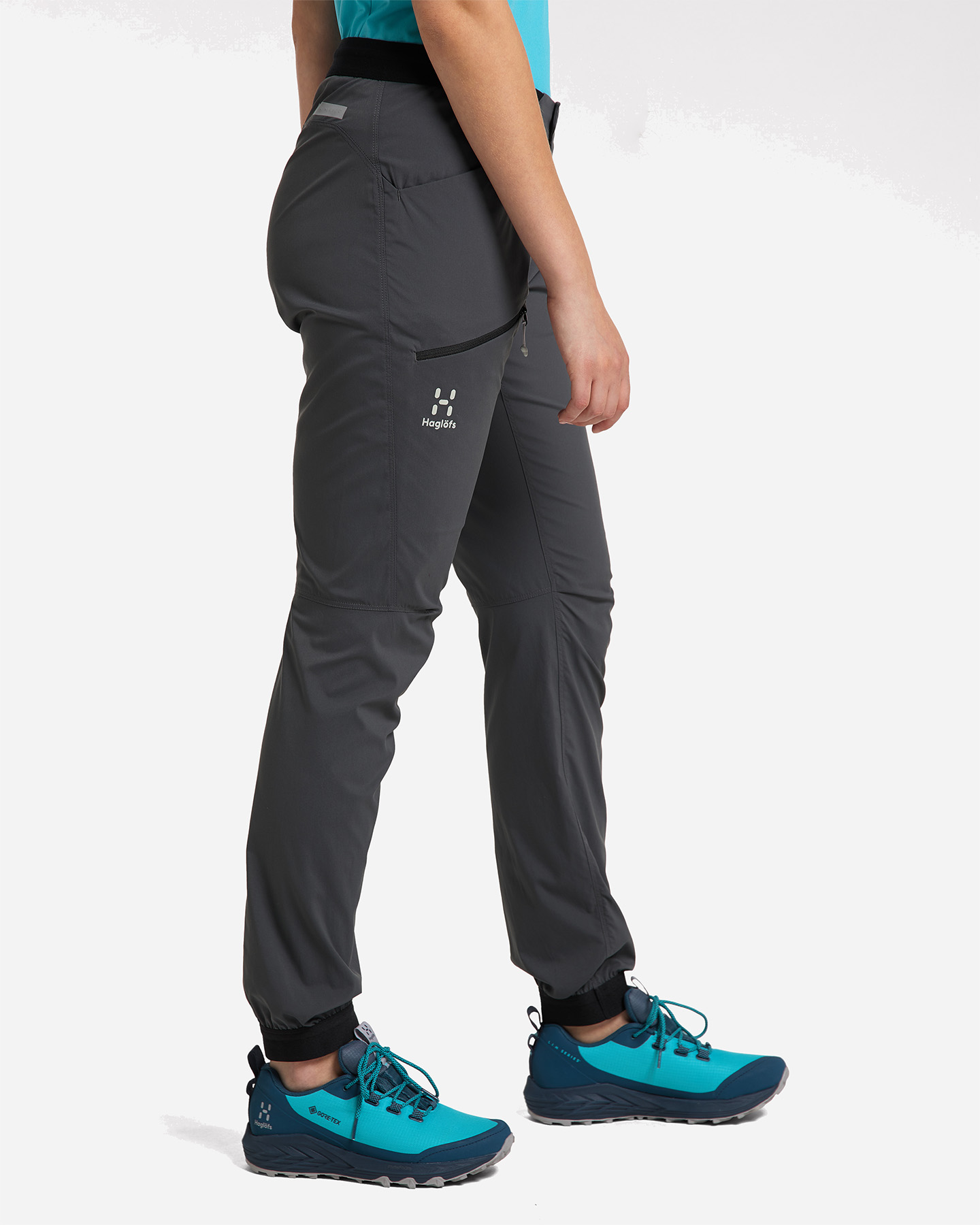 Pantalone outdoor HAGLOFS L.I.M FUSE W - Grigio - 3 | Cisalfa Sport
