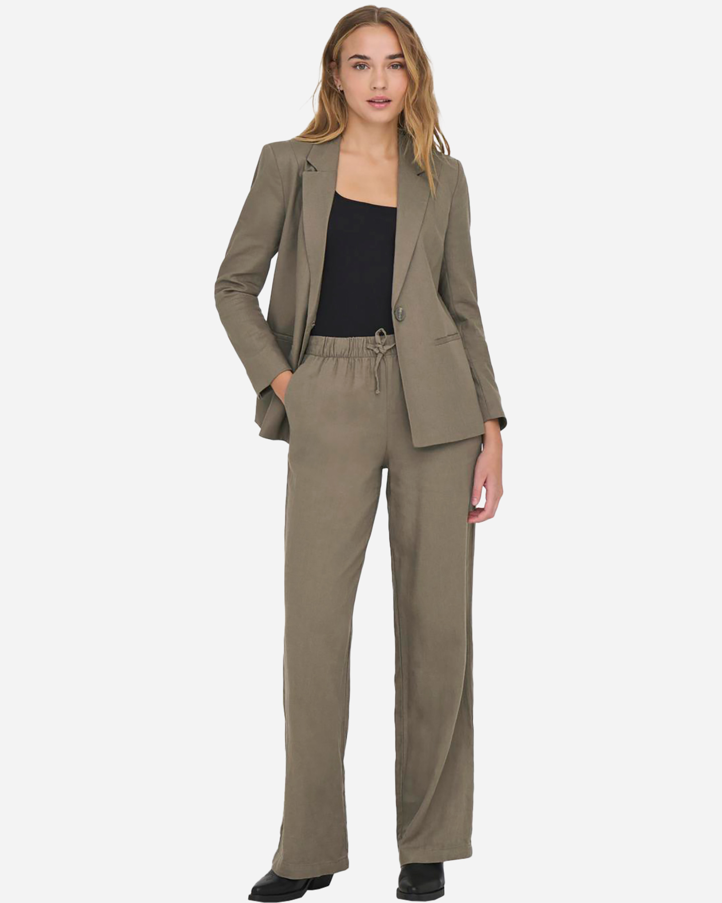 Pantalone ONLY CARO W - Marrone - 4 | Cisalfa Sport