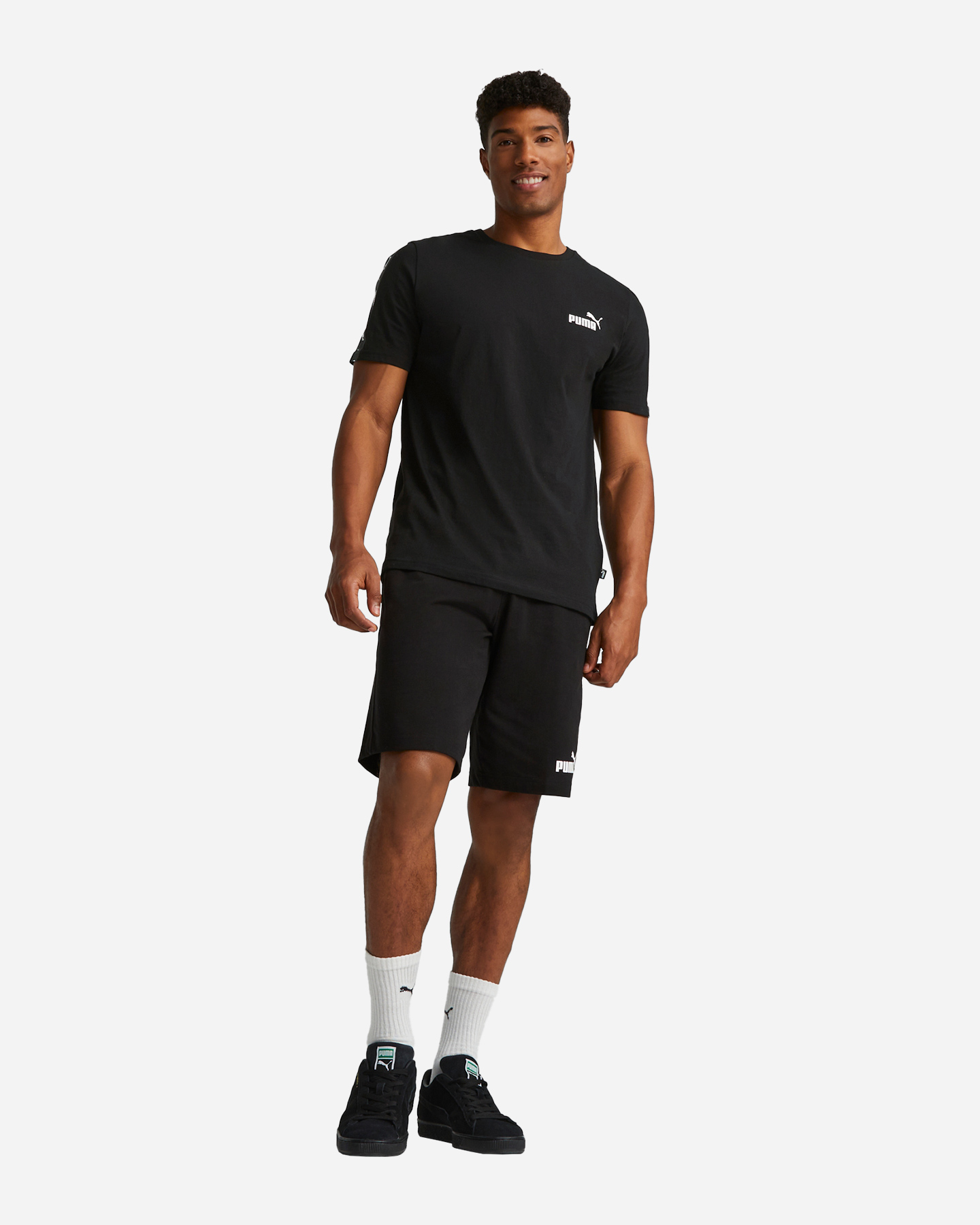 T-shirt PUMA ESSENTIAL TAPE M - Nero - 4 | Cisalfa Sport