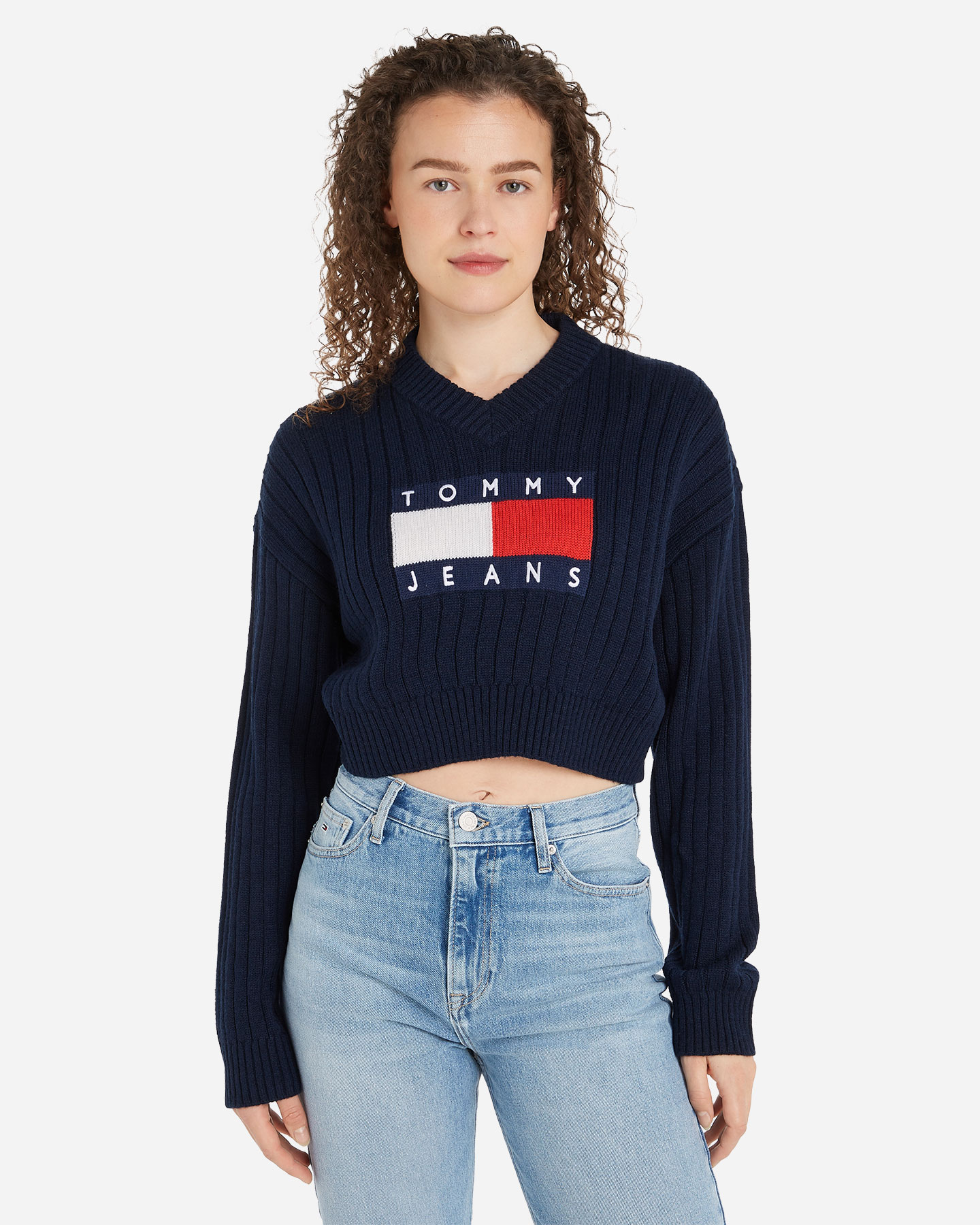 Maglione TOMMY HILFIGER BOXY CENTER FLAG W - 2 | Cisalfa Sport