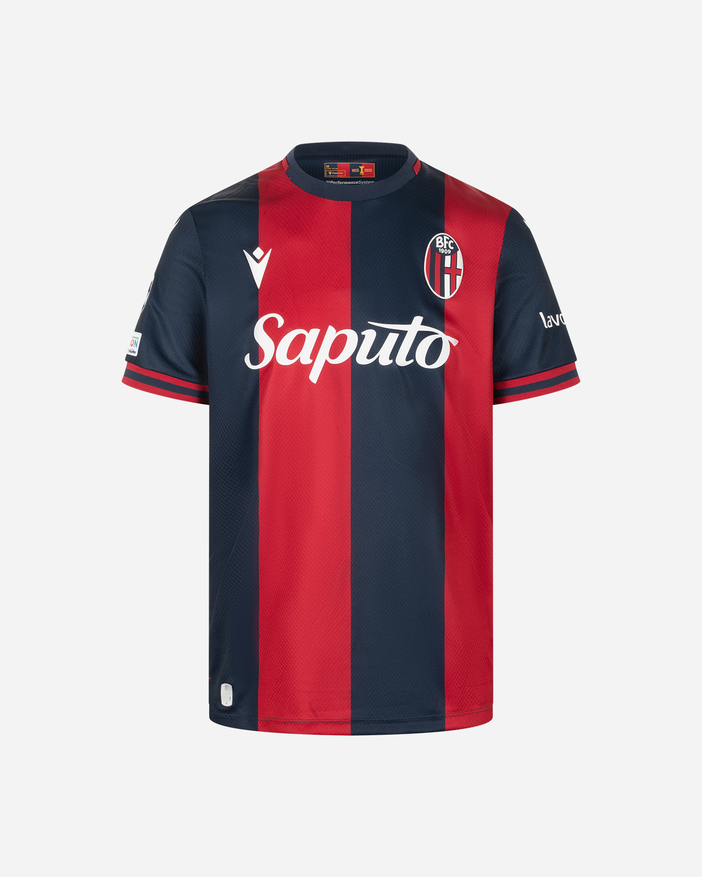 Image of Macron Bologna Champions Home 24-25 M - Maglia Calcio - Uomo018